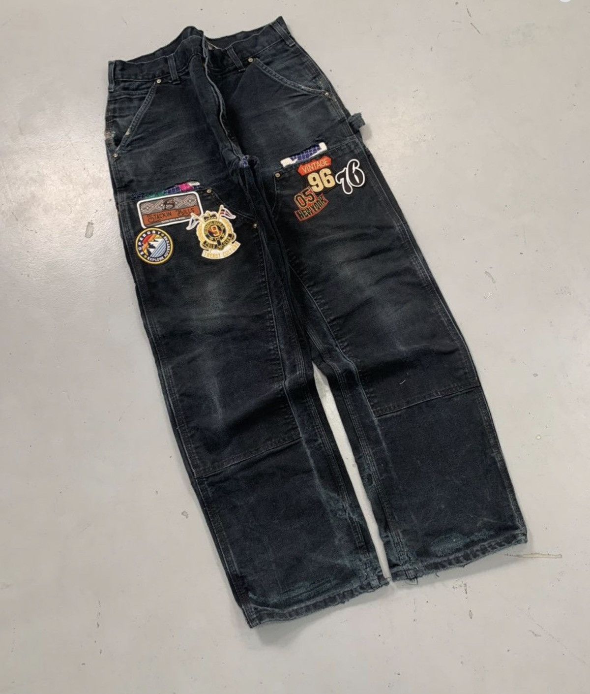 Carhartt Vintage carhartt b01 brn double knee denim Size US 32 / EU 48 - 2 Thumbnail