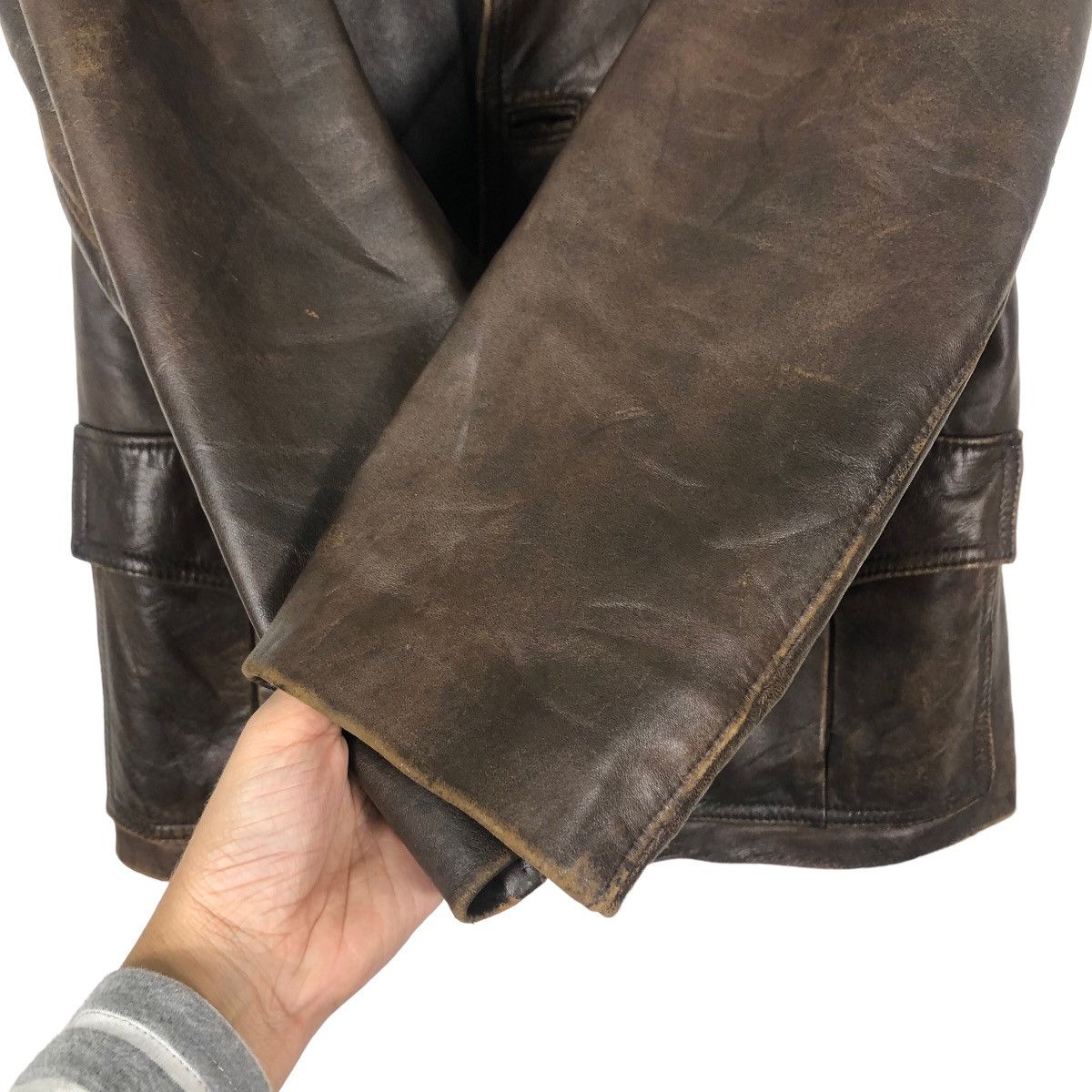 Japanese Brand 🔥90’s Vintage Leather Jacket John Lewis Partnership Size US S / EU 44-46 / 1 - 12 Thumbnail