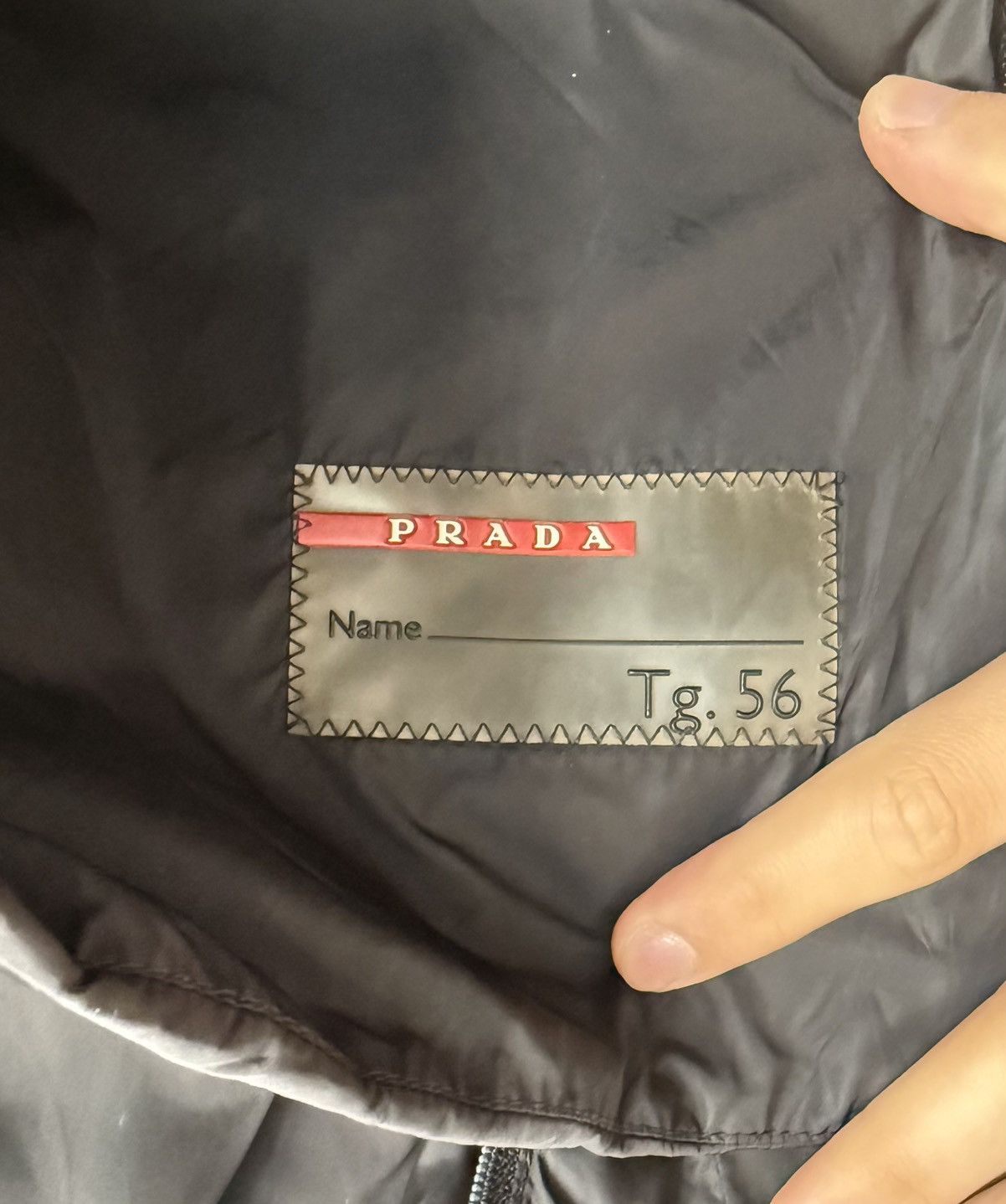 Prada Prada SGV810 Vintage Nylon Zip Jacket – Black Size US XL / EU 56 / 4 - 6 Thumbnail