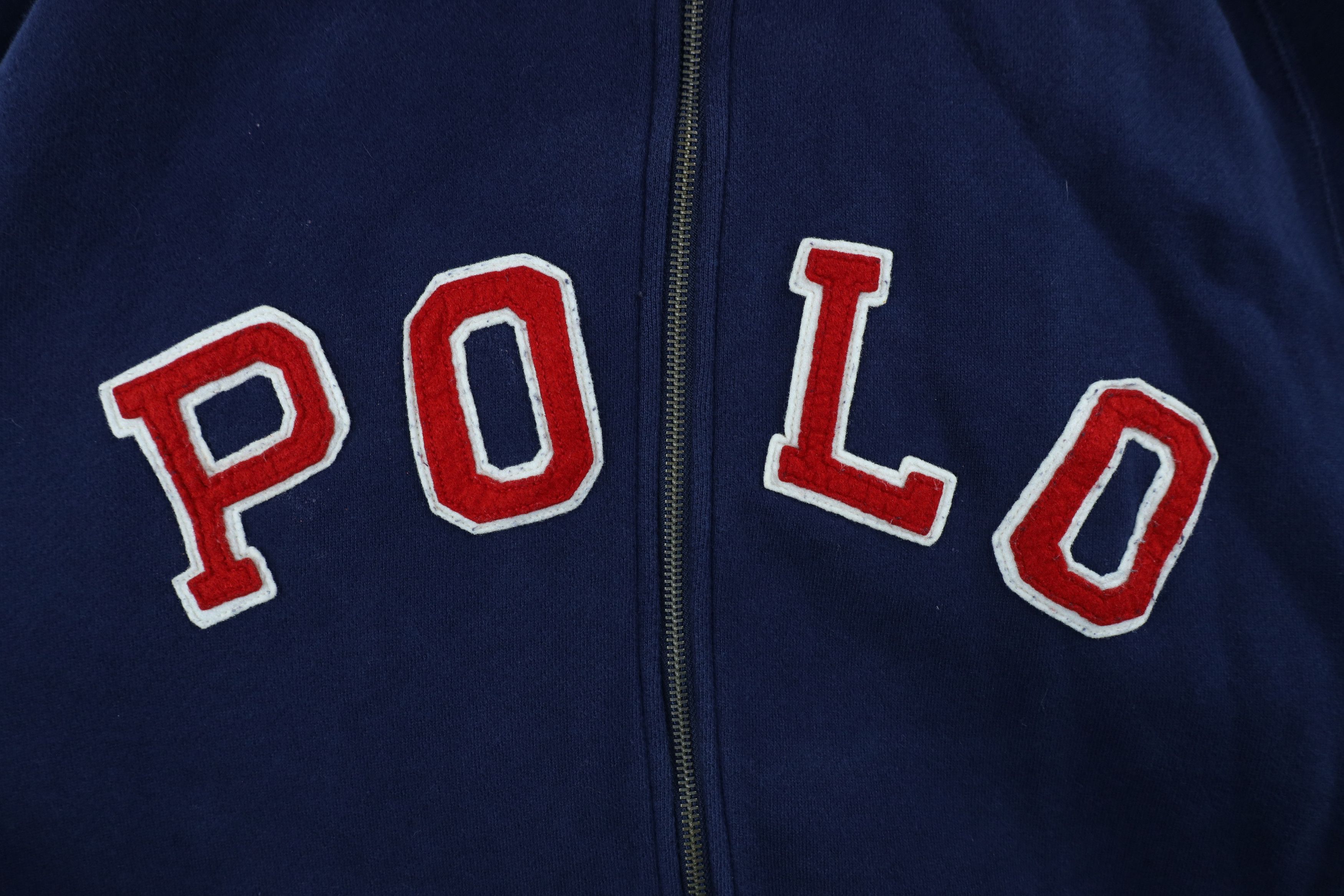 Ralph Lauren × Vintage Vintage Ralph Lauren Spell Out Block Letter Sweater Jacket Size US XXL / EU 58 / 5 - 7 Thumbnail