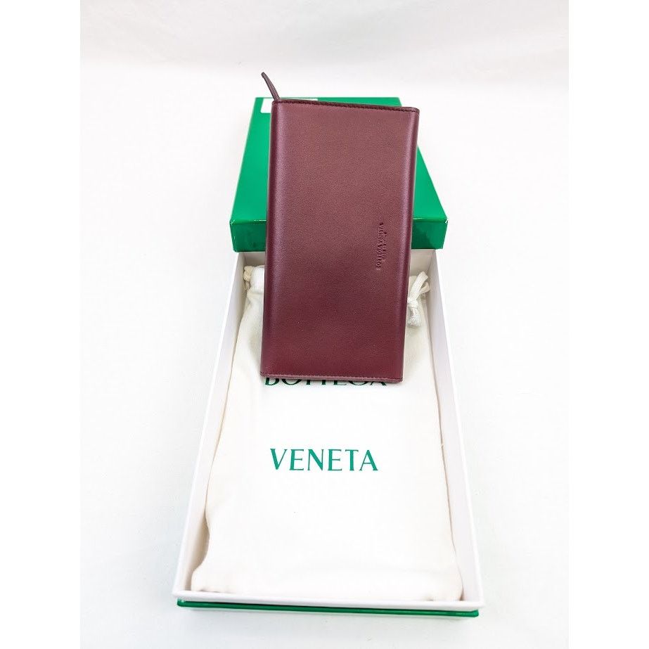 Bottega Veneta o1rshd1 Size: OS / French Calf Nappa Wallet in Bordeaux/Gold Size ONE SIZE - 14 Thumbnail