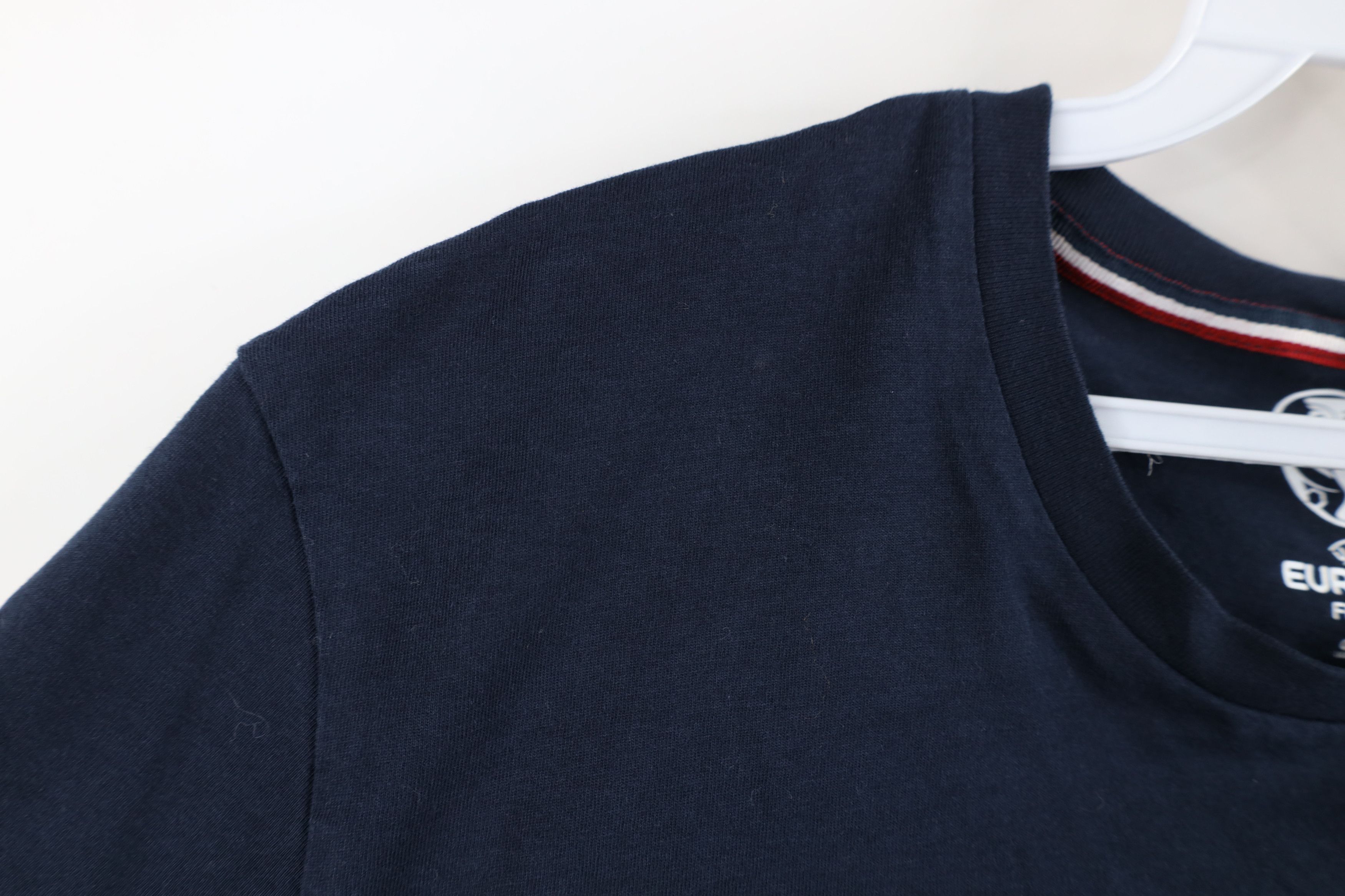 Vintage Y2K UEFA Euro France Soccer Football T-Shirt Navy Blue Size XL / US 12-14 / IT 48-50 - 7 Thumbnail