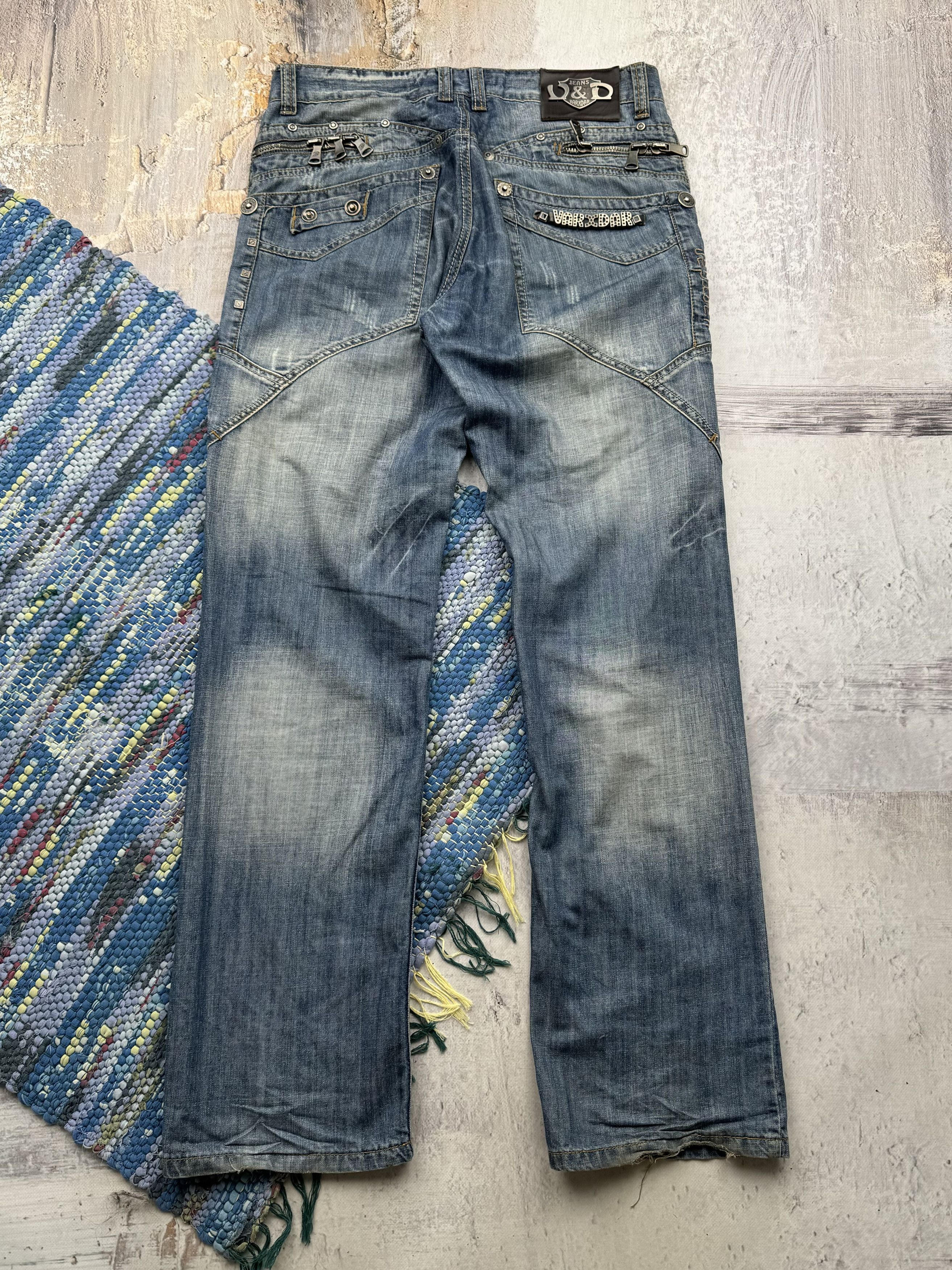 Japanese Brand Vintage Jeans With Many Metal Details A482(368) Size US 31 - 10 Thumbnail
