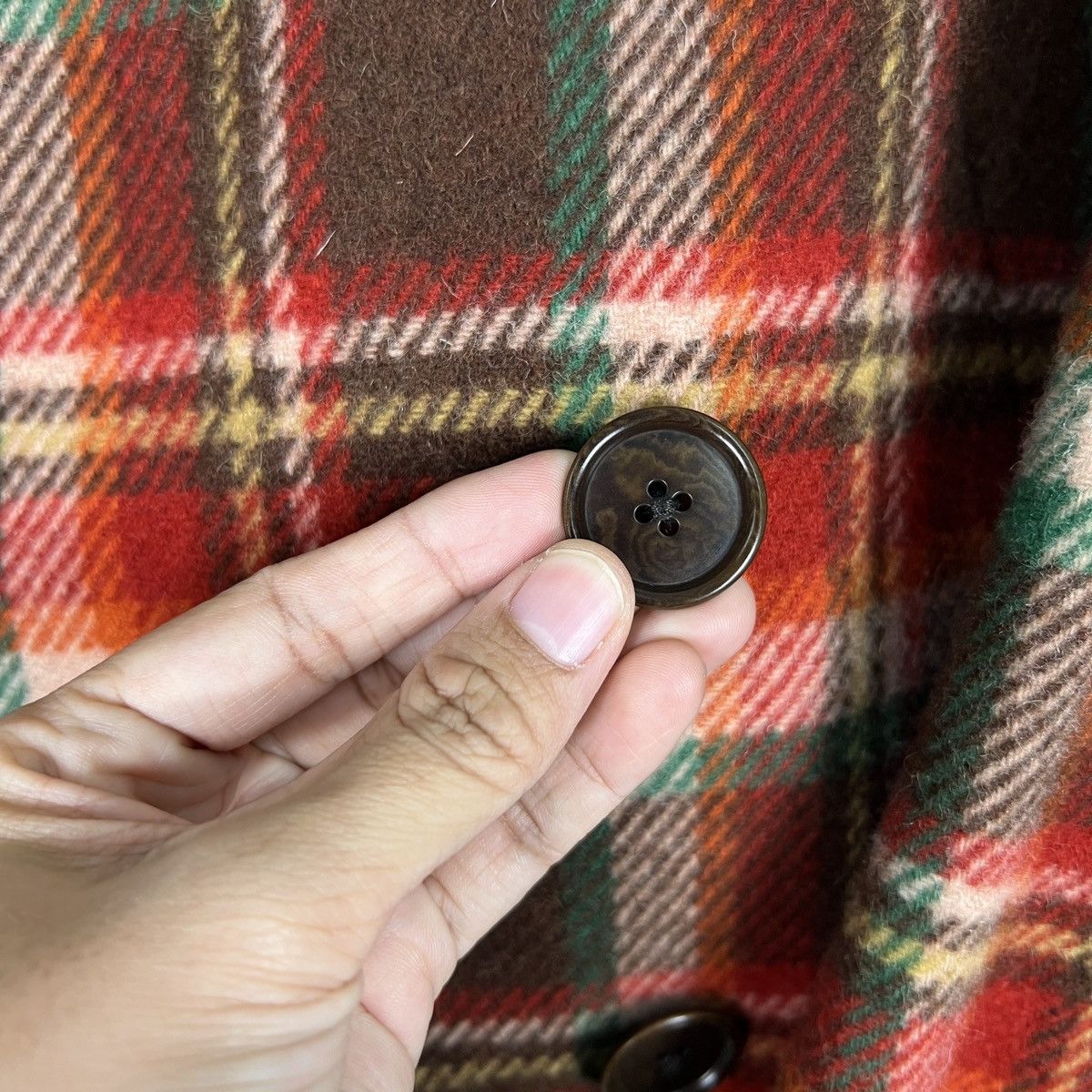 Ralph Lauren 🔥 RALPH LAUREN WOOL PLAID DOUBLE BREAST Size US S / EU 44-46 / 1 - 14 Thumbnail