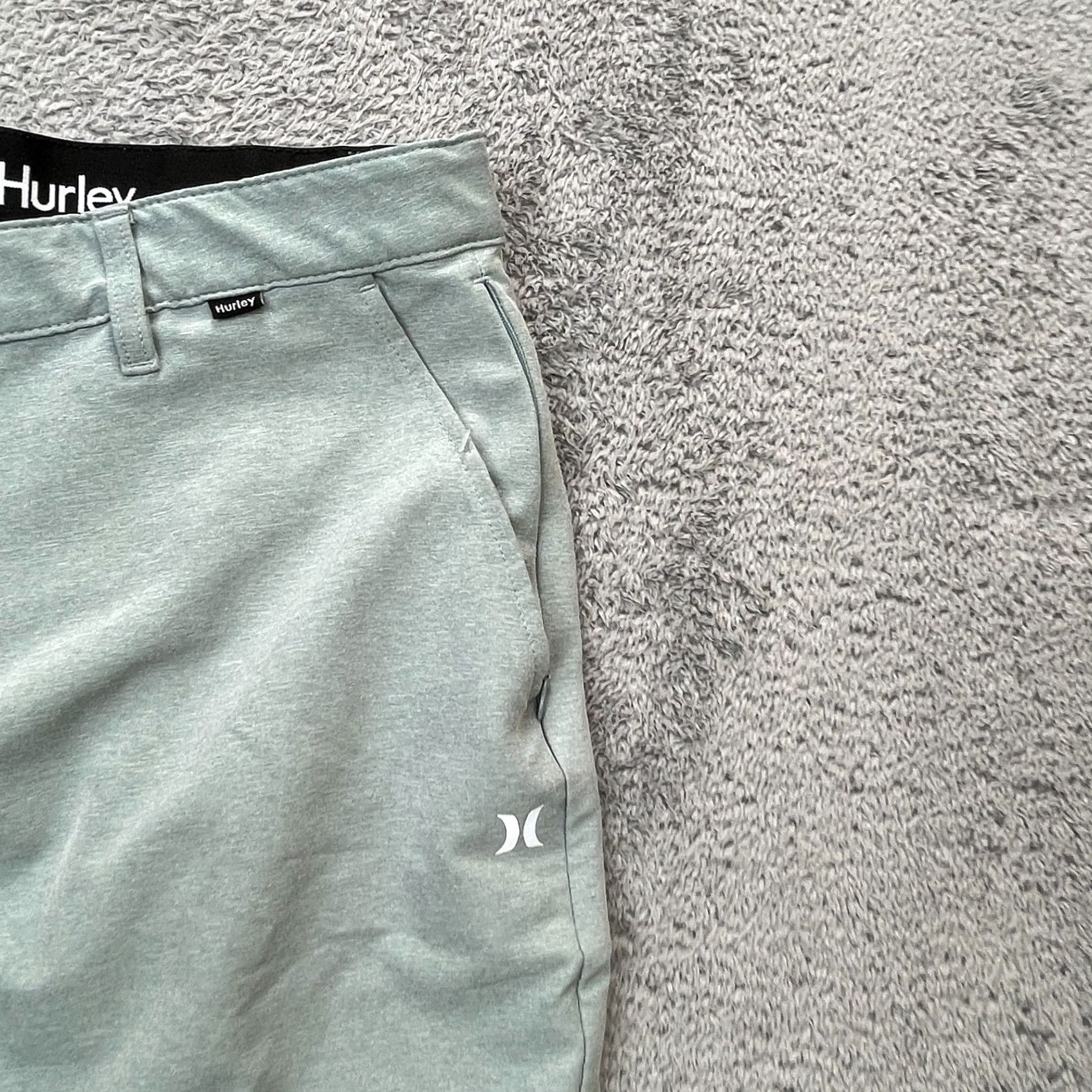 Hurley Hurley Shorts Mens 40 Gray Hybrid Spacedye Walk Stretch Resort Wear Tennis Golf Size US 40 / EU 56 - 6 Thumbnail