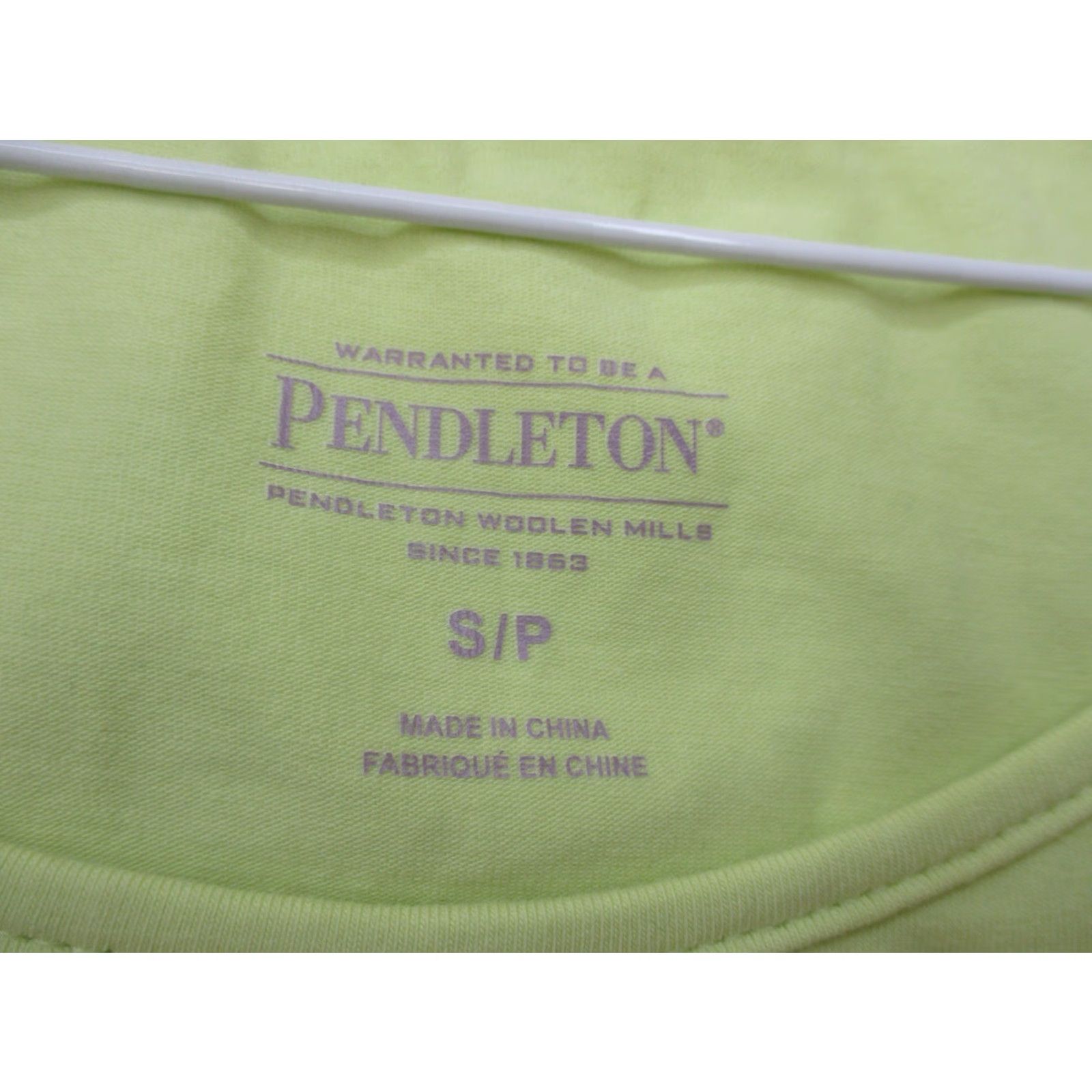 Pendleton Pendleton Women's Tank Top S Yellow Cotton Blend Sleeveless Round Neck Solid Stretch Shirt Size S / US 4 / IT 40 - 3 Thumbnail