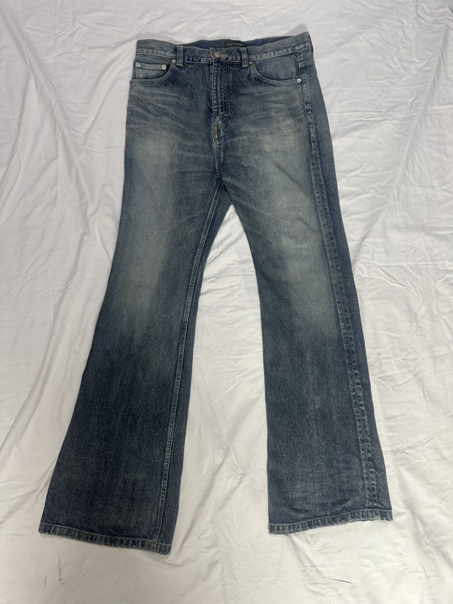 Balenciaga Balenciaga Lost Tapes Blue Flare Denim Size US 32 / EU 48 - 1 Thumbnail