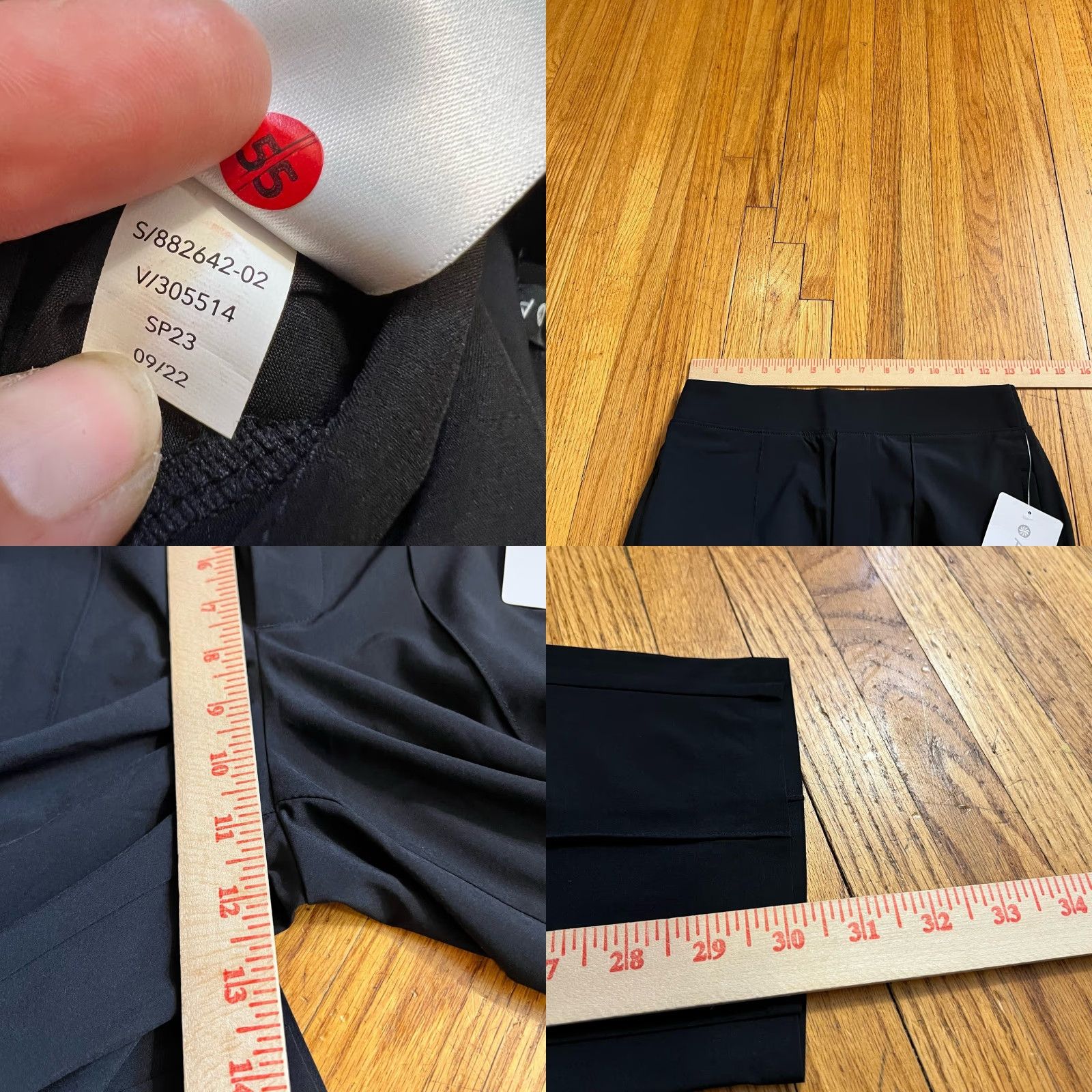 Athleta Athleta Pants Womens 0 Black Brooklyn Heights Slim High Rise Lightweight Travel Ankle Pants Womens 0 Mens? Size 25" / US 0 / IT 36 - 8 Thumbnail