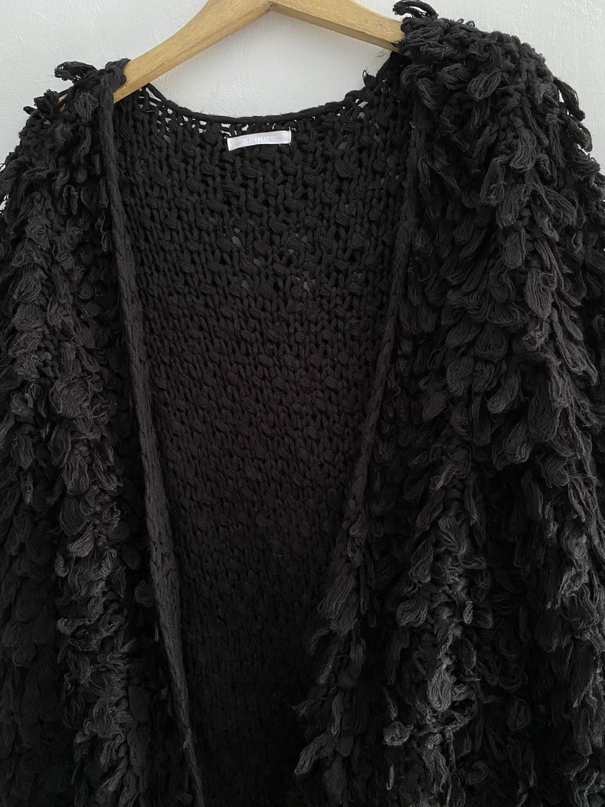 If Six Was Nine × Japanese Brand × Le Grande Bleu (L.G.B.) Crazy spinns tassel fringed wool cardigan Size US M / EU 48-50 / 2 - 2 Thumbnail