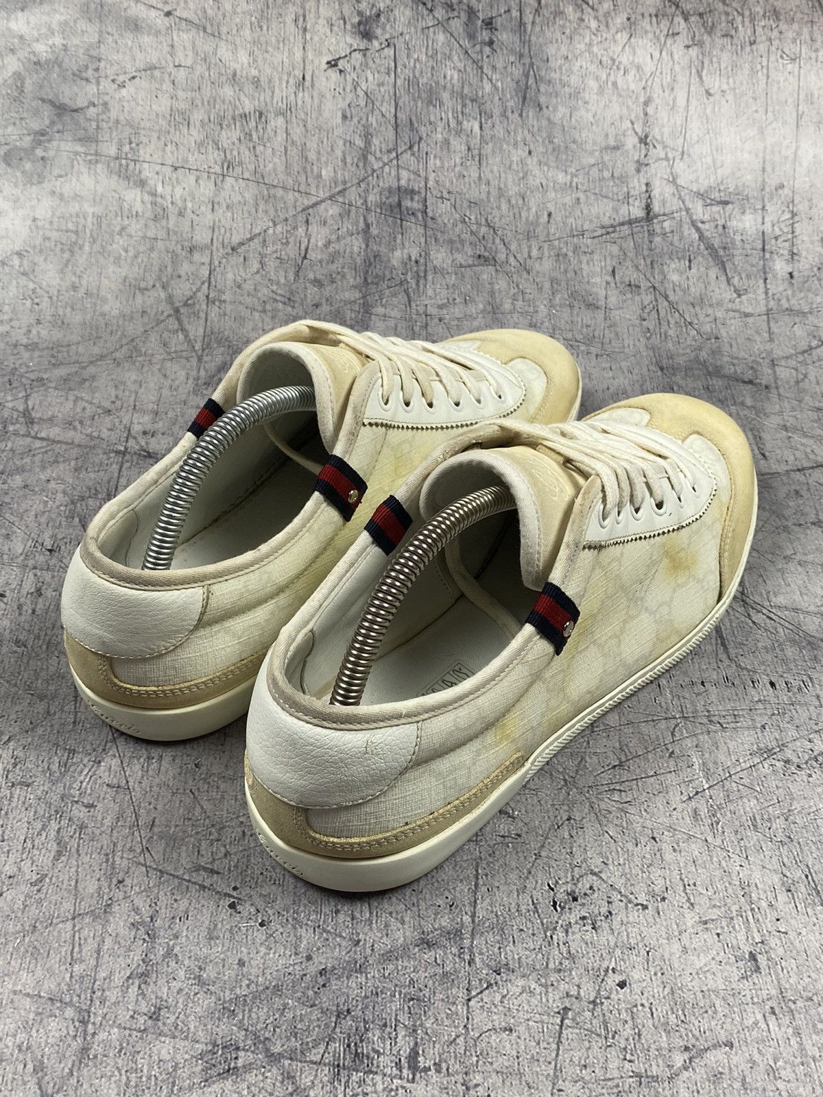 Gucci Vintage Gucci GG Canvas Monogram Low Sneakers Shoes Size US 8 / EU 41 - 4 Thumbnail