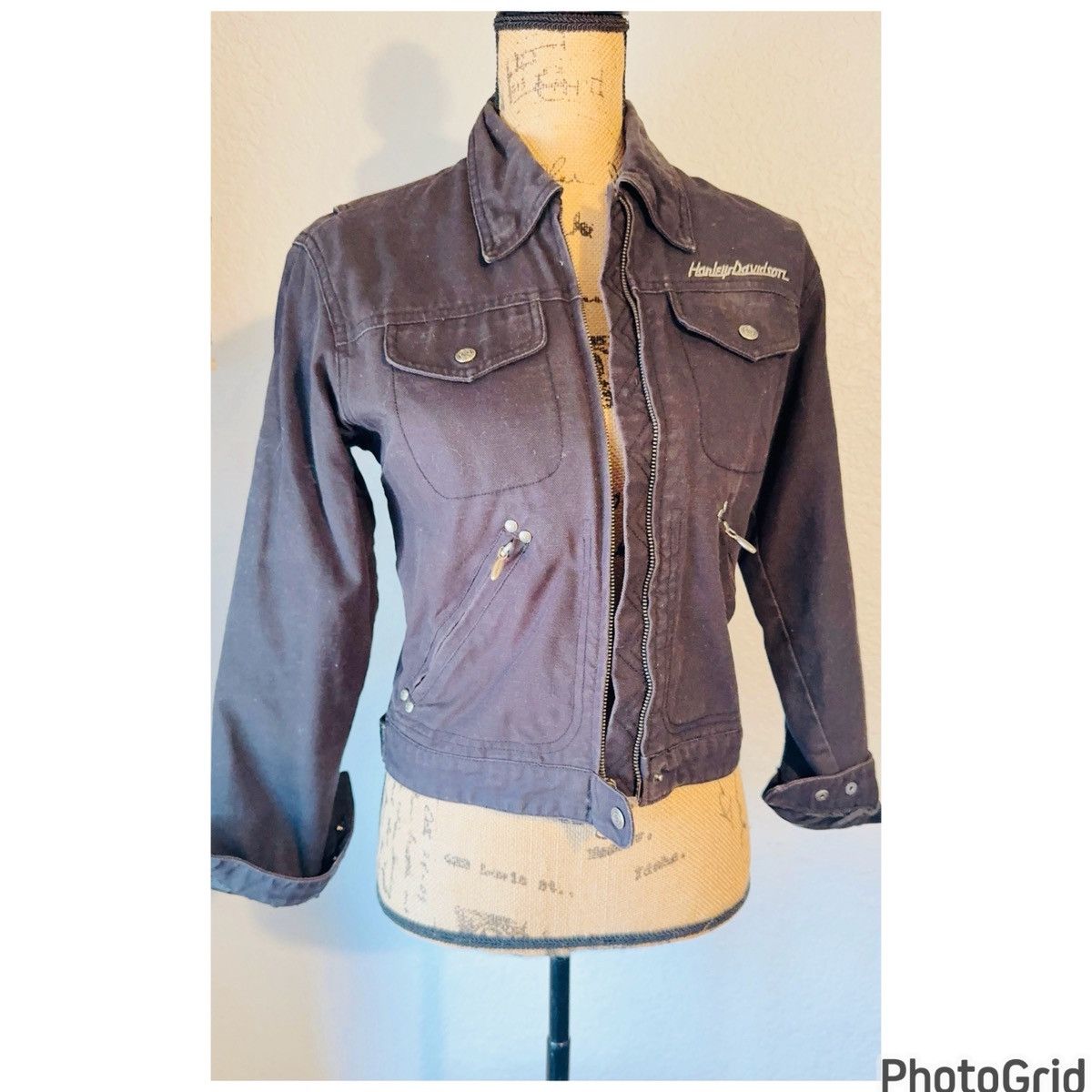Harley Davidson Harley-Davidson Embroidered Logo Jakcet Size XS / US 0-2 / IT 36-38 - 2 Thumbnail