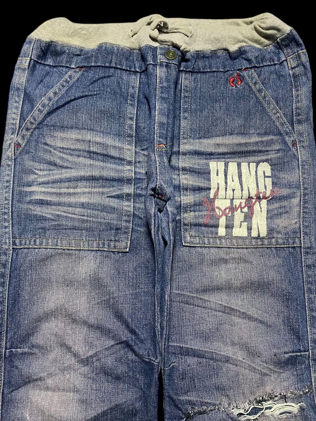 Hang Ten Hang Ten Baggy jean great condition with a unique vibe jeans Size US 30 / EU 46 - 3 Thumbnail