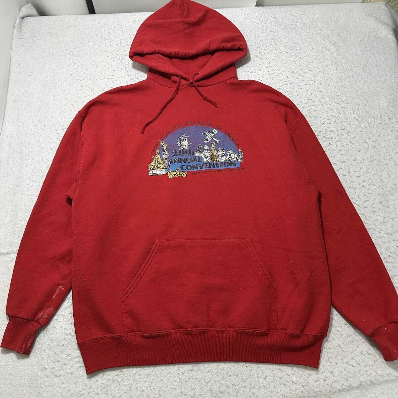 Jerzees Candy Container Collectors America 20th Convention XL Hoodie Size US XL / EU 56 / 4 - 1 Thumbnail