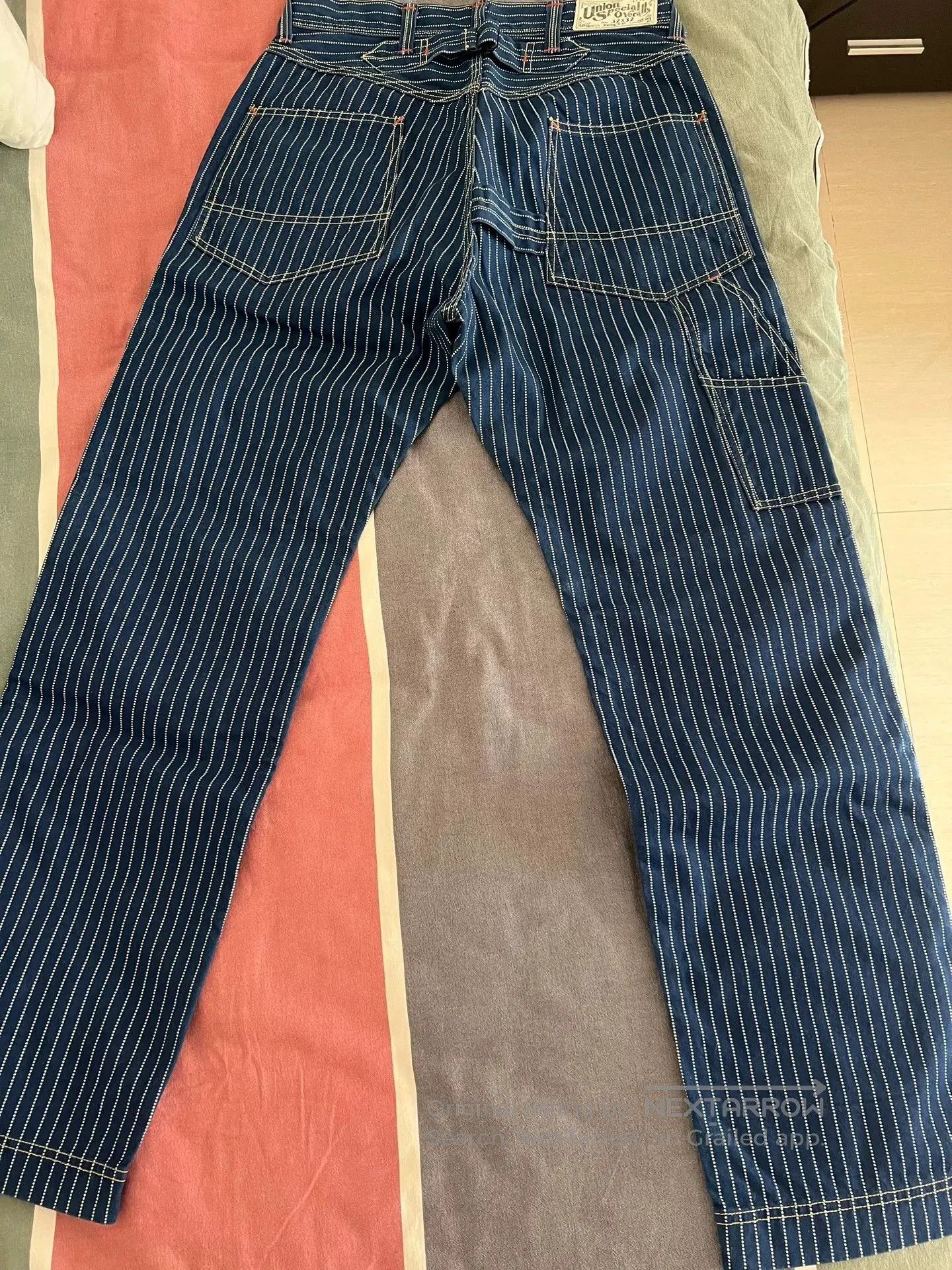 Freewheelers Freewheelers Wabash Stripe Work Pants. Size US 32 / EU 48 - 6 Thumbnail