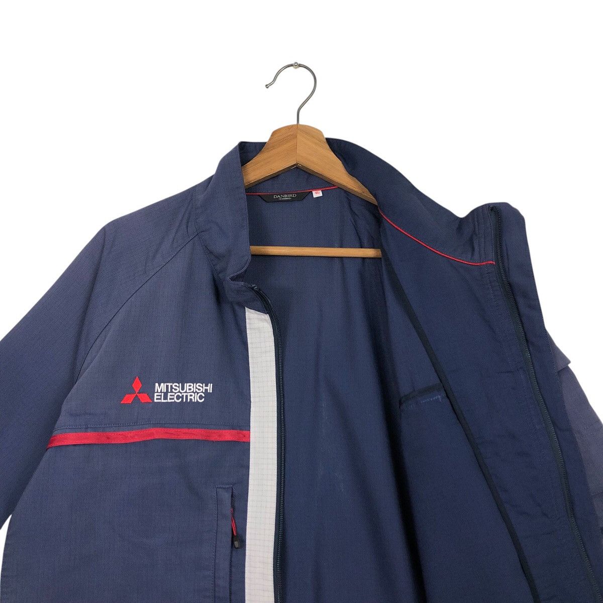 Japanese Brand 📌Vintage Work Shirt Button Jacket Mitsubishi Eletric Size US L / EU 52-54 / 3 - 14 Thumbnail