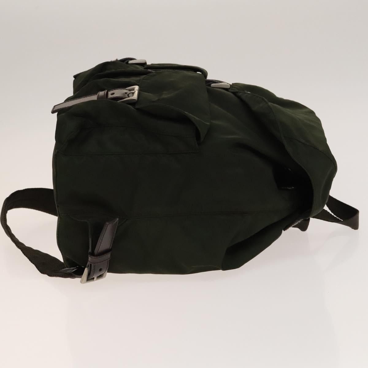 Prada PRADA Backpack Nylon Khaki Silver Size ONE SIZE - 4 Thumbnail