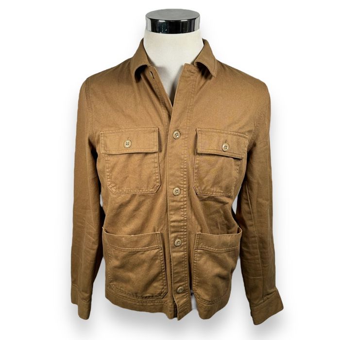 Everlane Everlane Chore Jacket Coat Brown Waist Length Button Up S