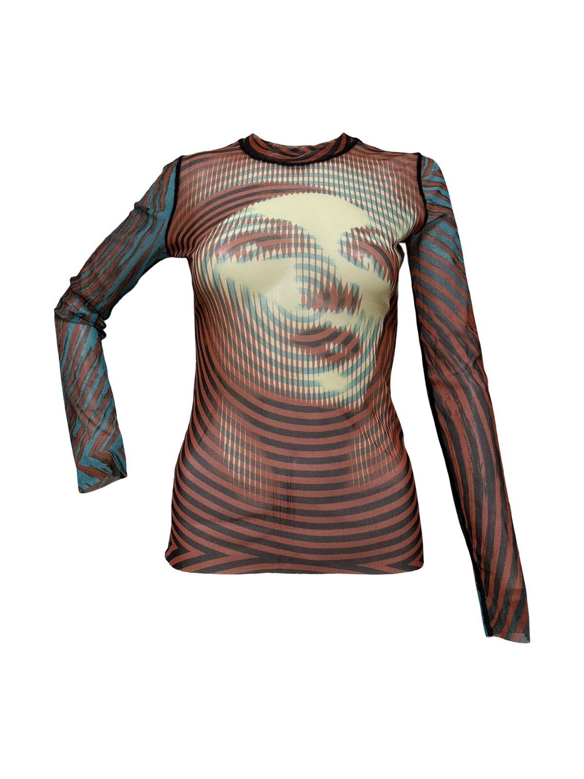 Jean Paul Gaultier JEAN PAUL GAULTIER F/W 2001 Marlene Dietrich Long Sleeve Top Size M / US 6-8 / IT 42-44 - 1 Thumbnail