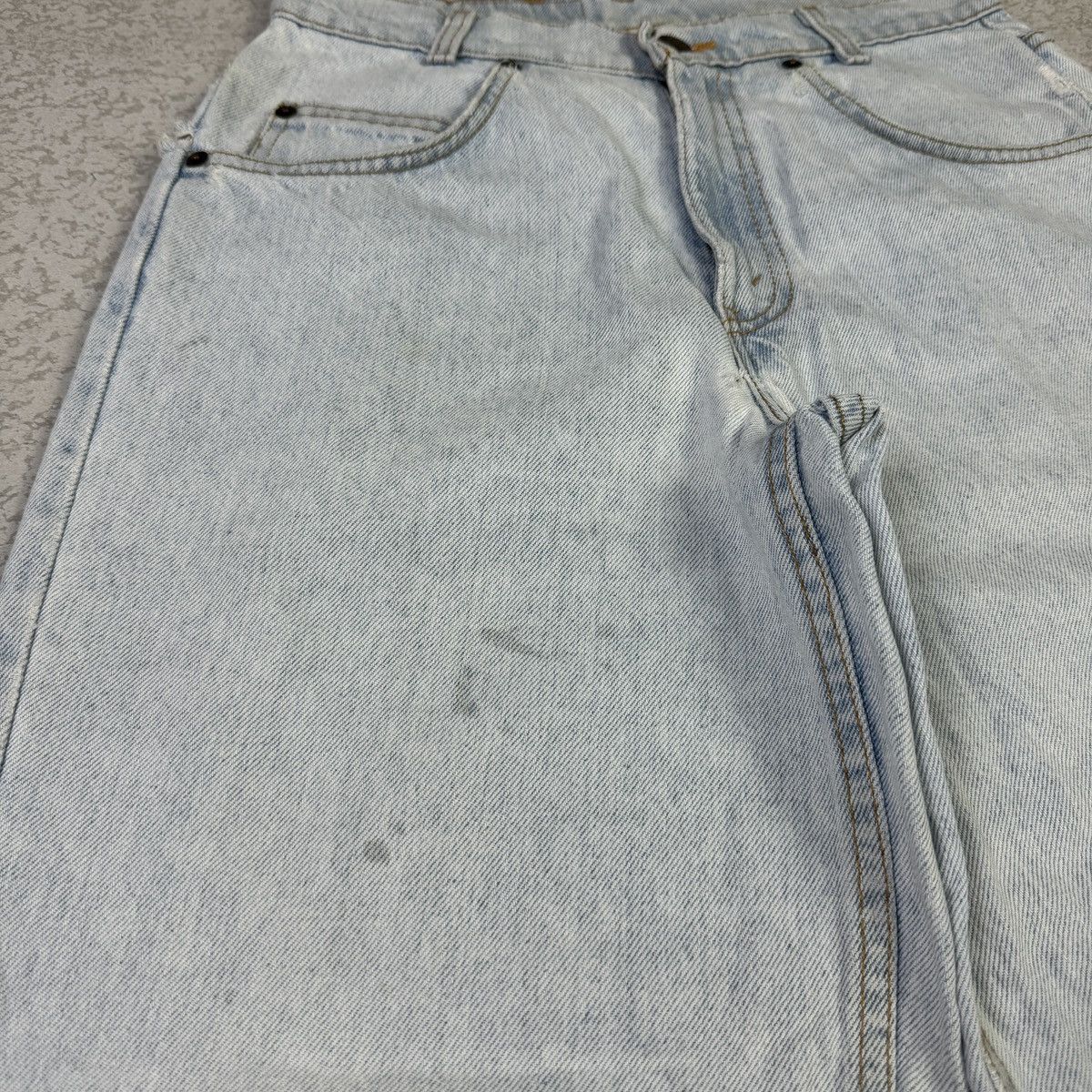 Levi's × Vintage 💥Vintage 90s Levis 580 Student Baggy Fit Sick Blue Wash Jean Size US 28 / EU 44 - 7 Thumbnail