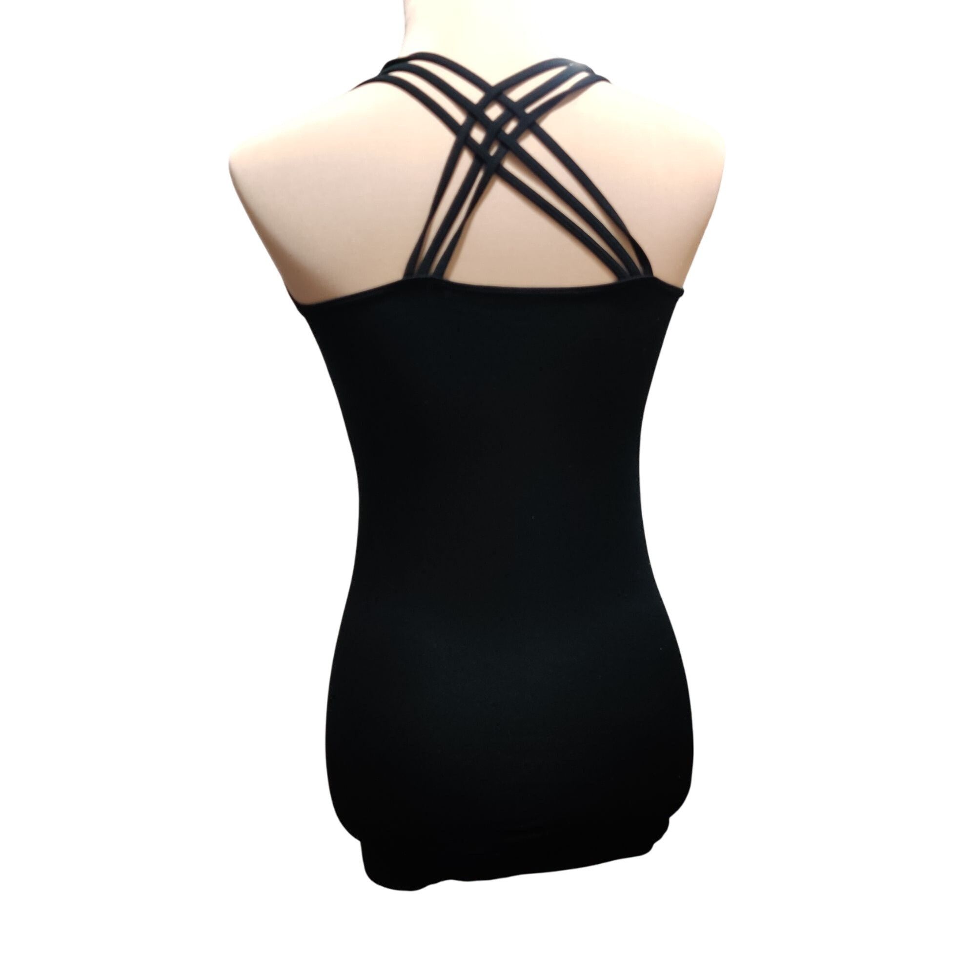 Other Love Charm one size junior womens tank top black seamless st Size ONE SIZE - 2 Thumbnail