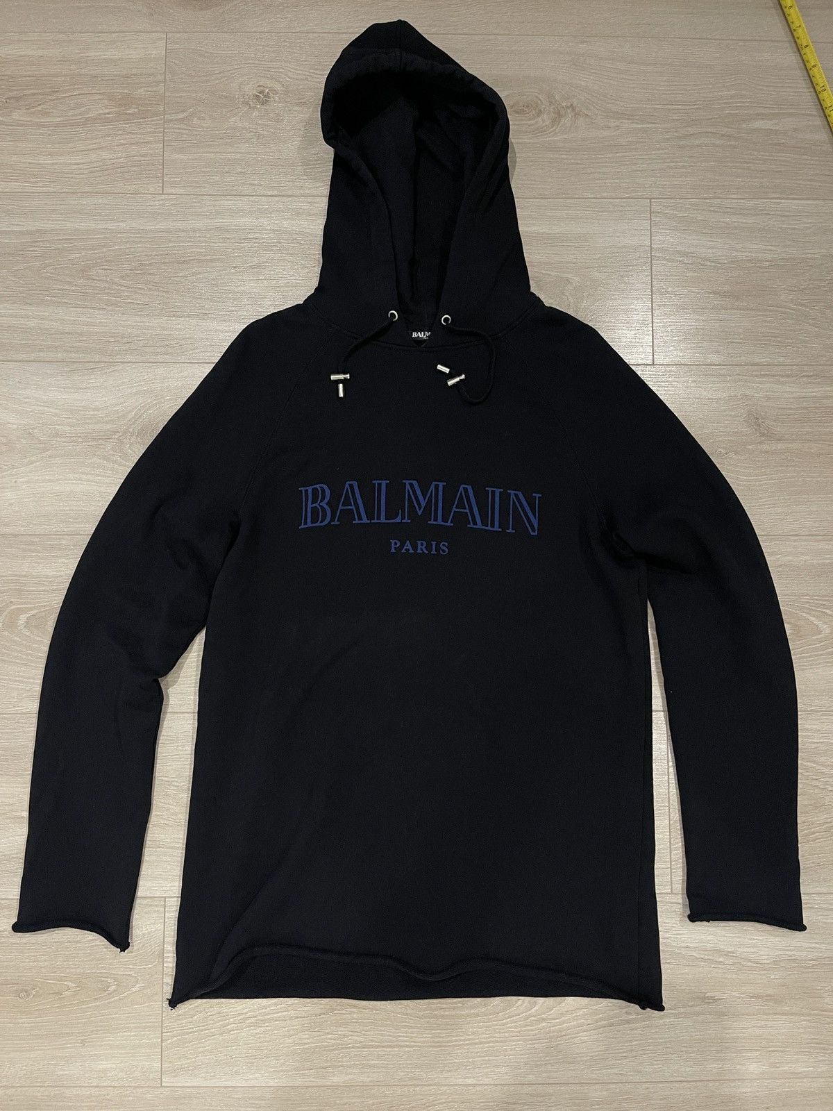 Balmain Balmain black hoodie sweatshirt big logo S Size US S / EU 44-46 / 1 - 11 Thumbnail