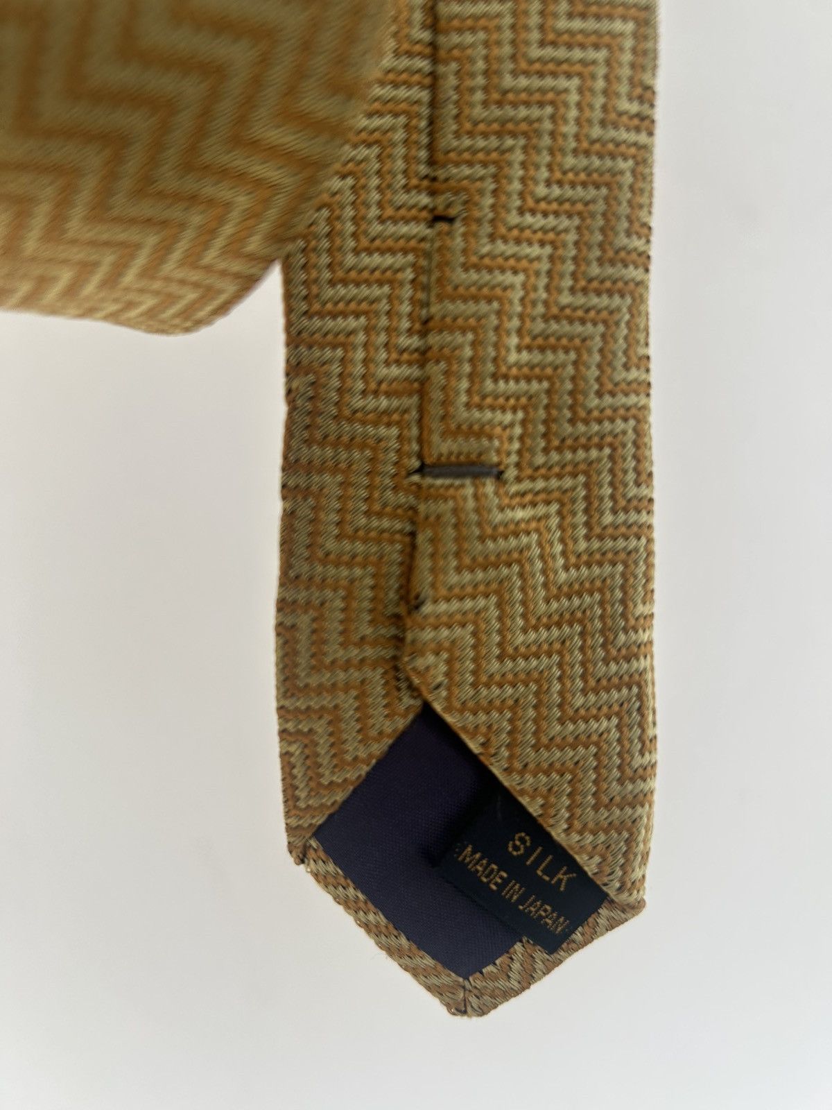 Other Les Miles Vintage Tie Yellow Size ONE SIZE - 4 Thumbnail