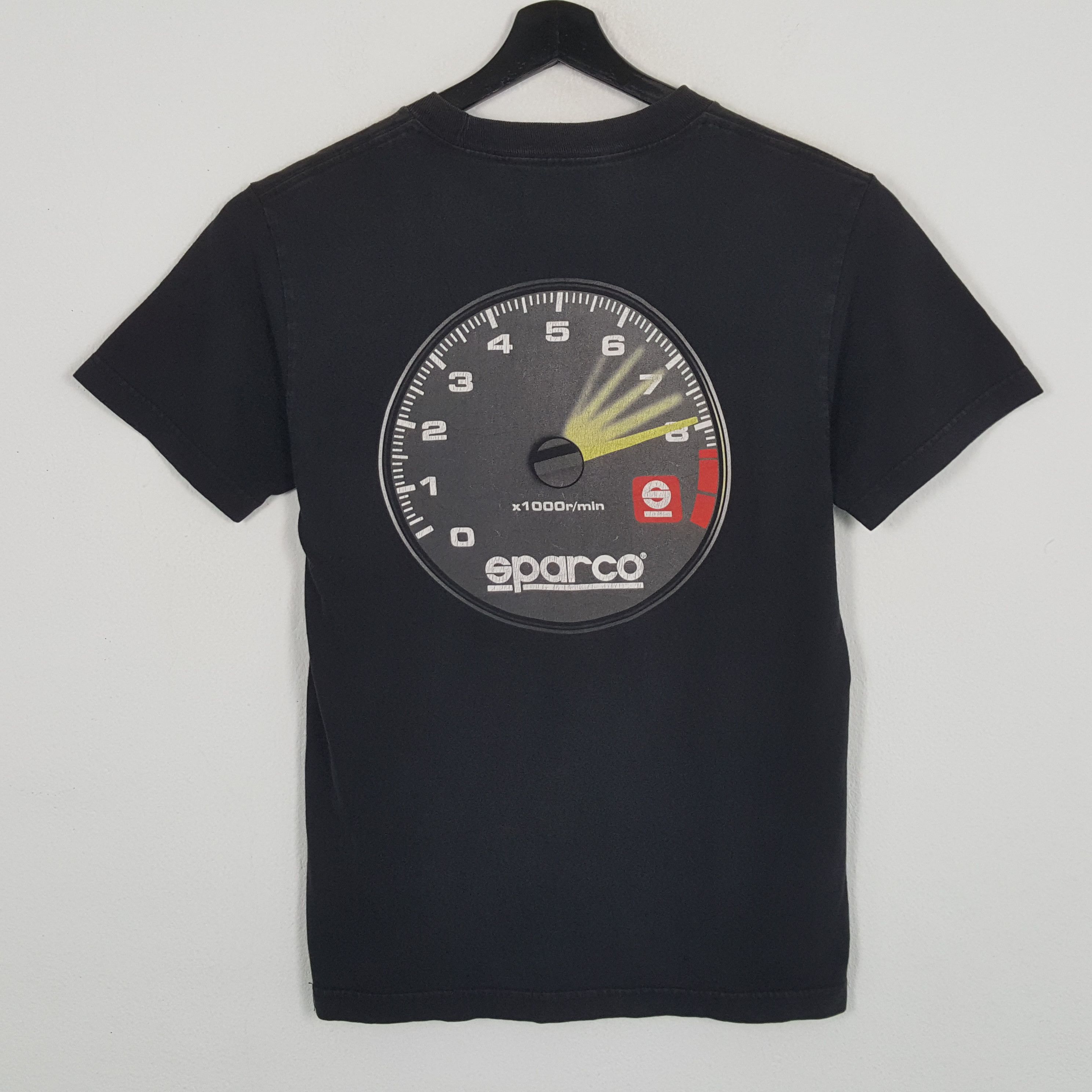 Vintage SPARCO Racing Style Backprint Design Tshirt Size US S / EU 44-46 / 1 - 1 Thumbnail
