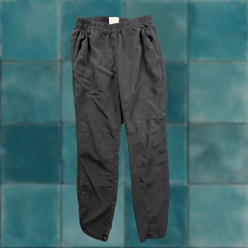 Marine Layer VINTAGE Marine Layer Pants Womens XS Black Modal Jogger Elastic Waist Stretch Tapered Size 26" / US 2 / IT 38 - 1 Thumbnail
