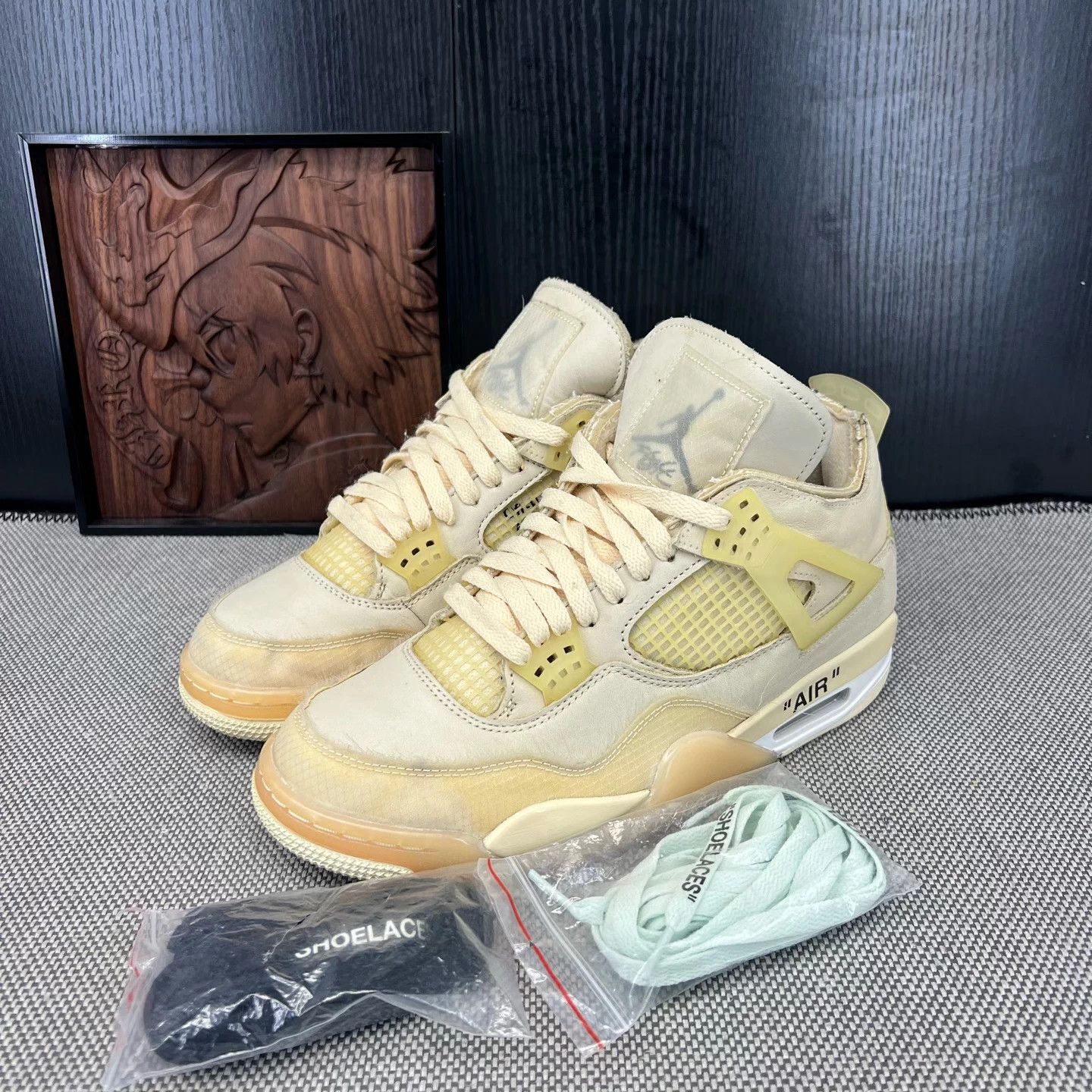Nike OW x Air Jordan 4 White Sail 42 with box Size US 10 / EU 43 - 1 Thumbnail