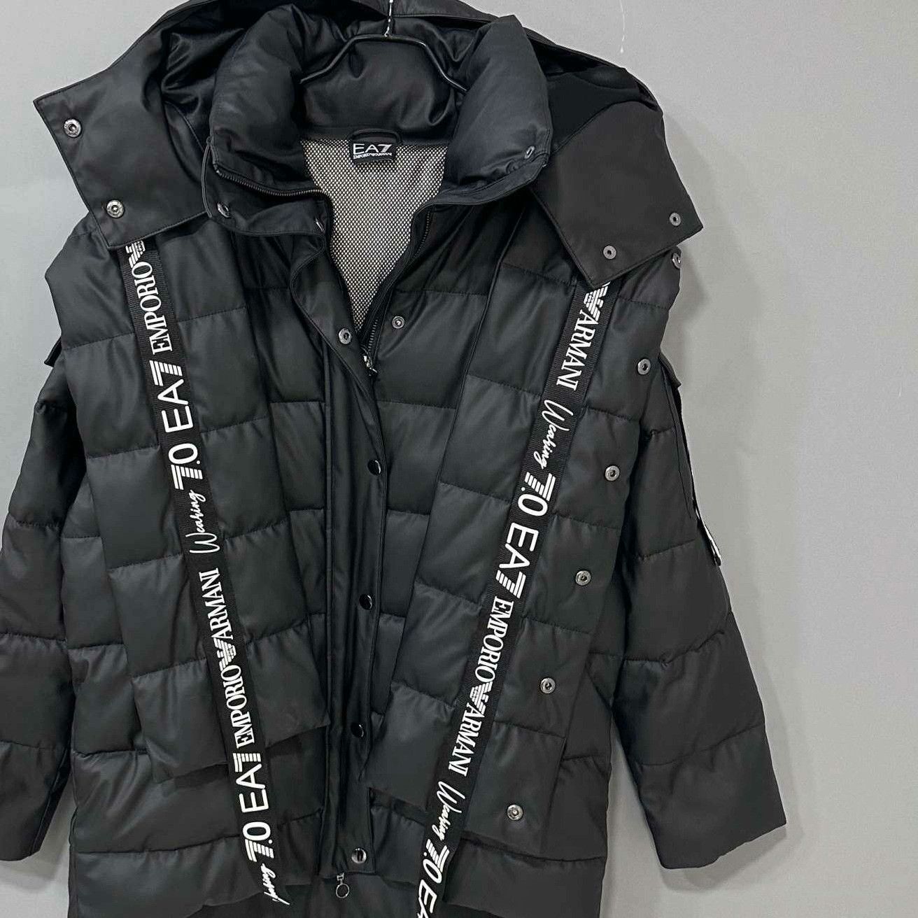 Armani Armani Down Black Heavy Coat s Men Size US S / EU 44-46 / 1 - 1 Thumbnail