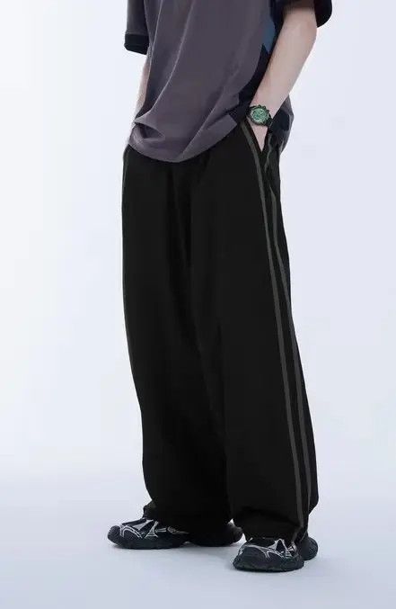 Designer × Japanese Brand Vintage Streetwear Japanese Design Loose Casual Pants Size US 32 / EU 48 - 2 Thumbnail