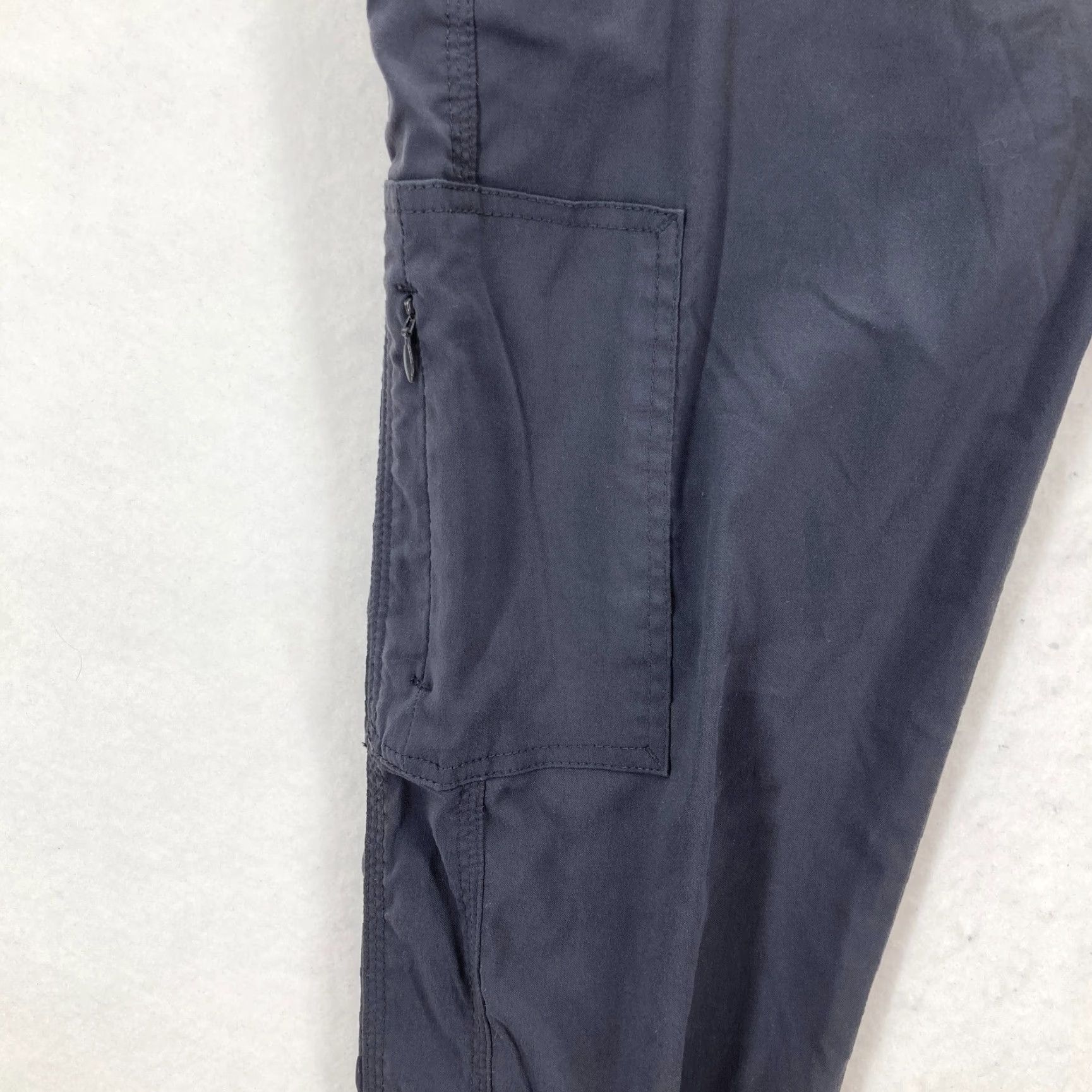 Prana prAna Sky Canyon Jogger Pants Women's 10 Blue Gray Nylon Cargo Hiking Regular Inseam 25 in Wide Size 32" / US 10 / IT 46 - 2 Thumbnail