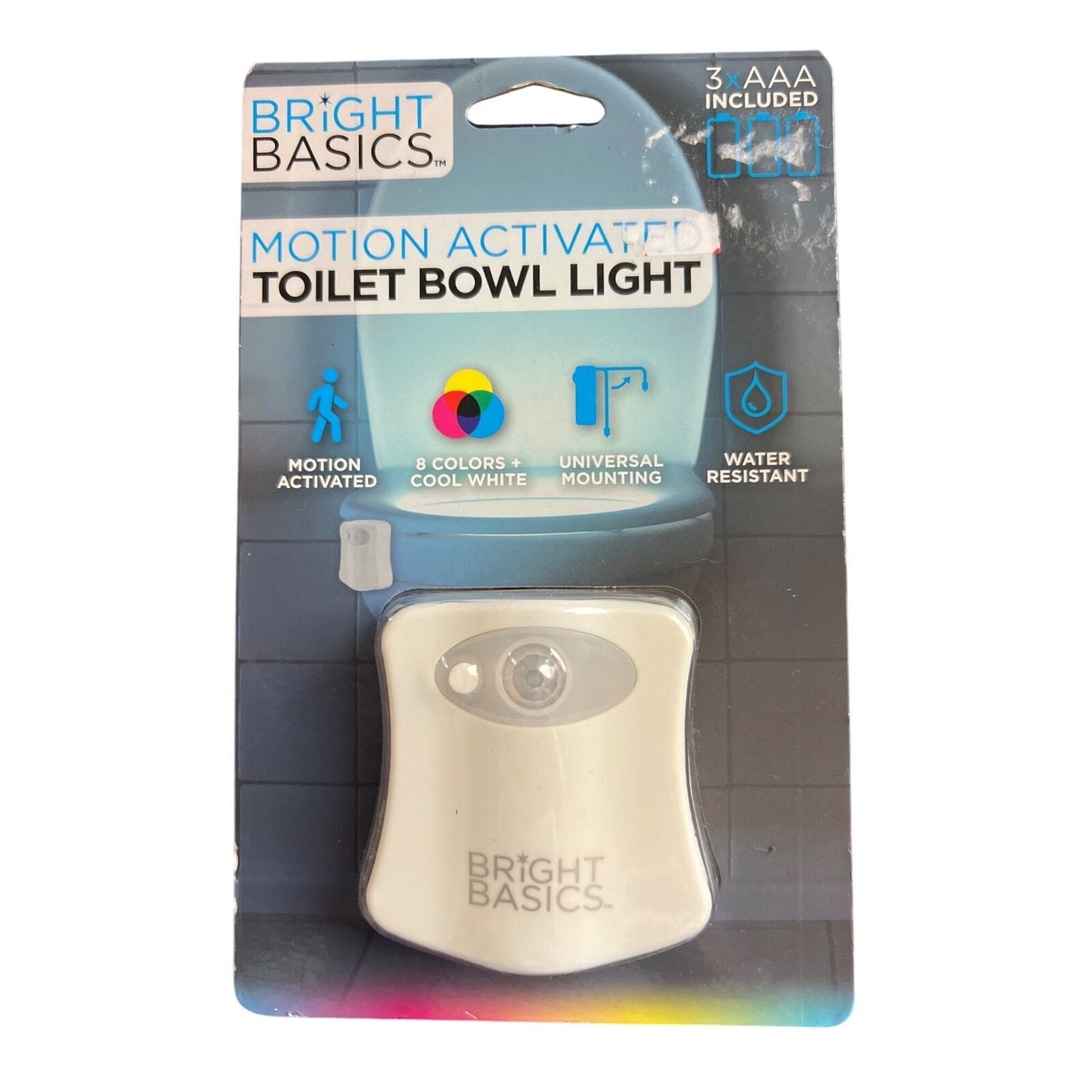 Other Bright Basics Motion Activated Toilet Bowl Light Batteries Size ONE SIZE - 1 Thumbnail