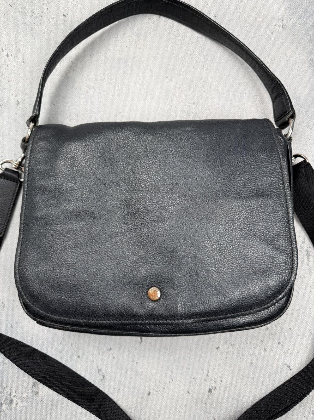BREE VTG Bree Black Leather Shoulder Bag Crossbody Germany Design Size ONE SIZE - 19 Thumbnail