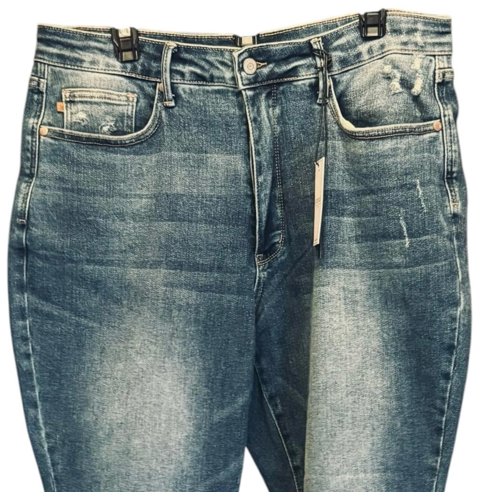 Designer NWT. Judy Blue. Slim Fit Tummy Control Jeans. Size 18W. Size 40" / US 18 - 11 Thumbnail