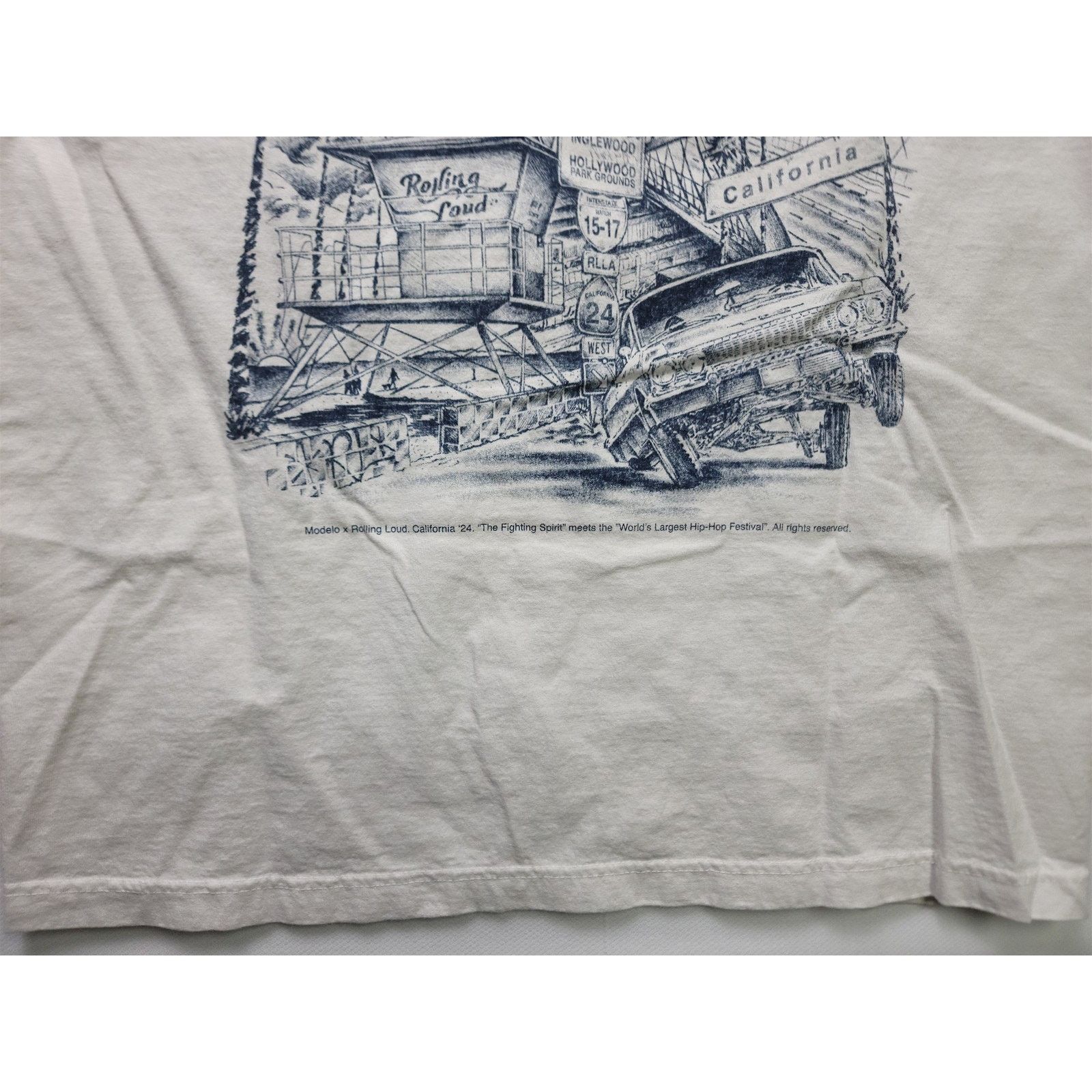 Other Modelo x Rolling Loud LA 2024 Women's Loose T-Shirt Large Size L / US 10 / IT 46 - 6 Thumbnail