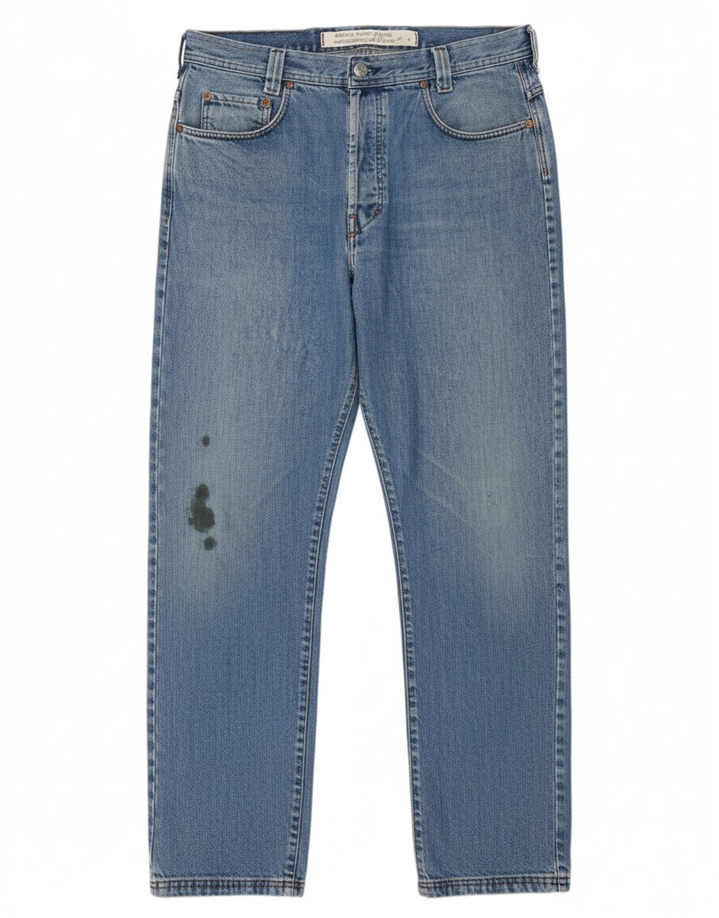 Diesel Mens Straight Jeans W33 L34 Blue Classic Size US 33 - 1 Thumbnail