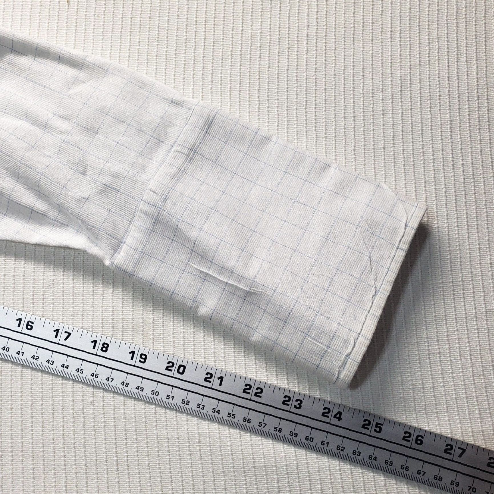 Ben Sherman Ben Sherman Shirt White 17 34-35 French Cuff Long Sleeve Dress Shirt Men Mens 170/88-89? Size US XL / EU 56 / 4 - 7 Thumbnail