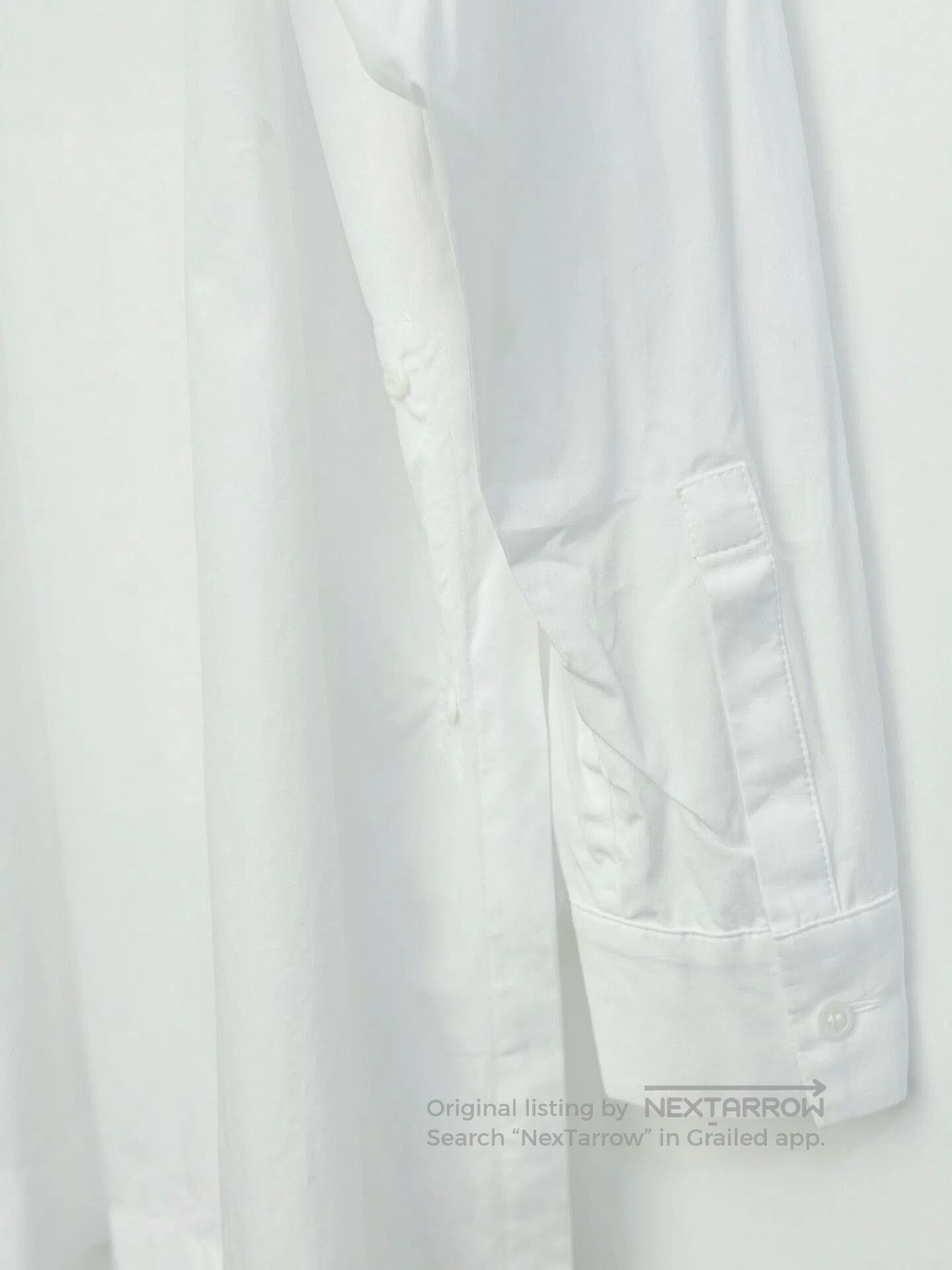 Yohji Yamamoto Yohji Yamamoto White Asymmetrical Shirt. Size L / US 10 / IT 46 - 7 Thumbnail