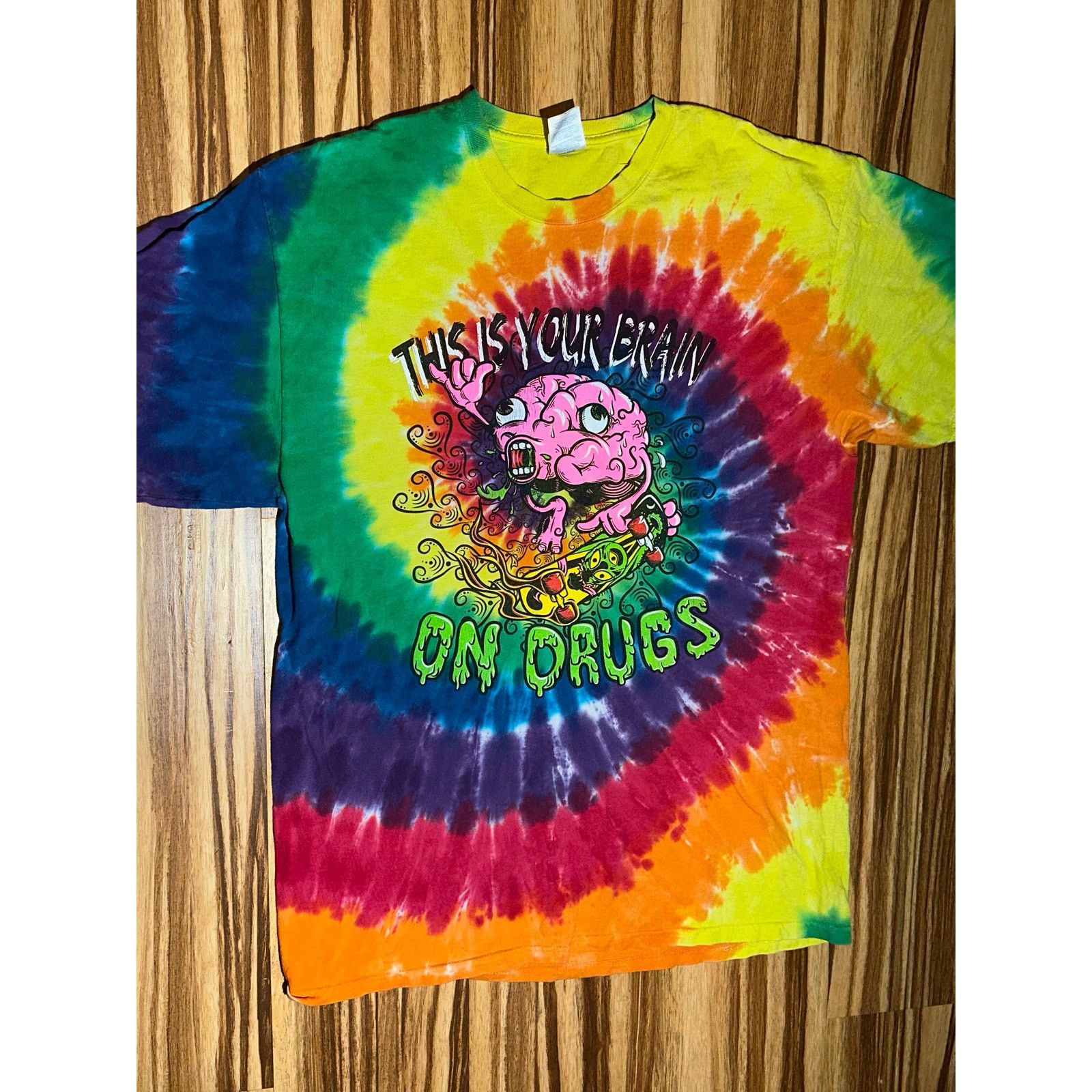 & Other Stories This Is Your Brain On Drugs Tie dye Shirt Size Large Size US L / EU 52-54 / 3 - 5 Thumbnail