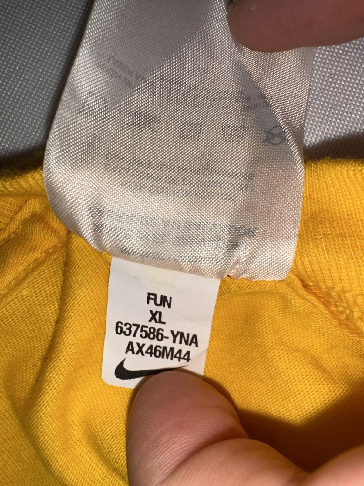Nike Nike Air Box Speed Nike Air University Gold Shirt Size US XL / EU 56 / 4 - 7 Thumbnail