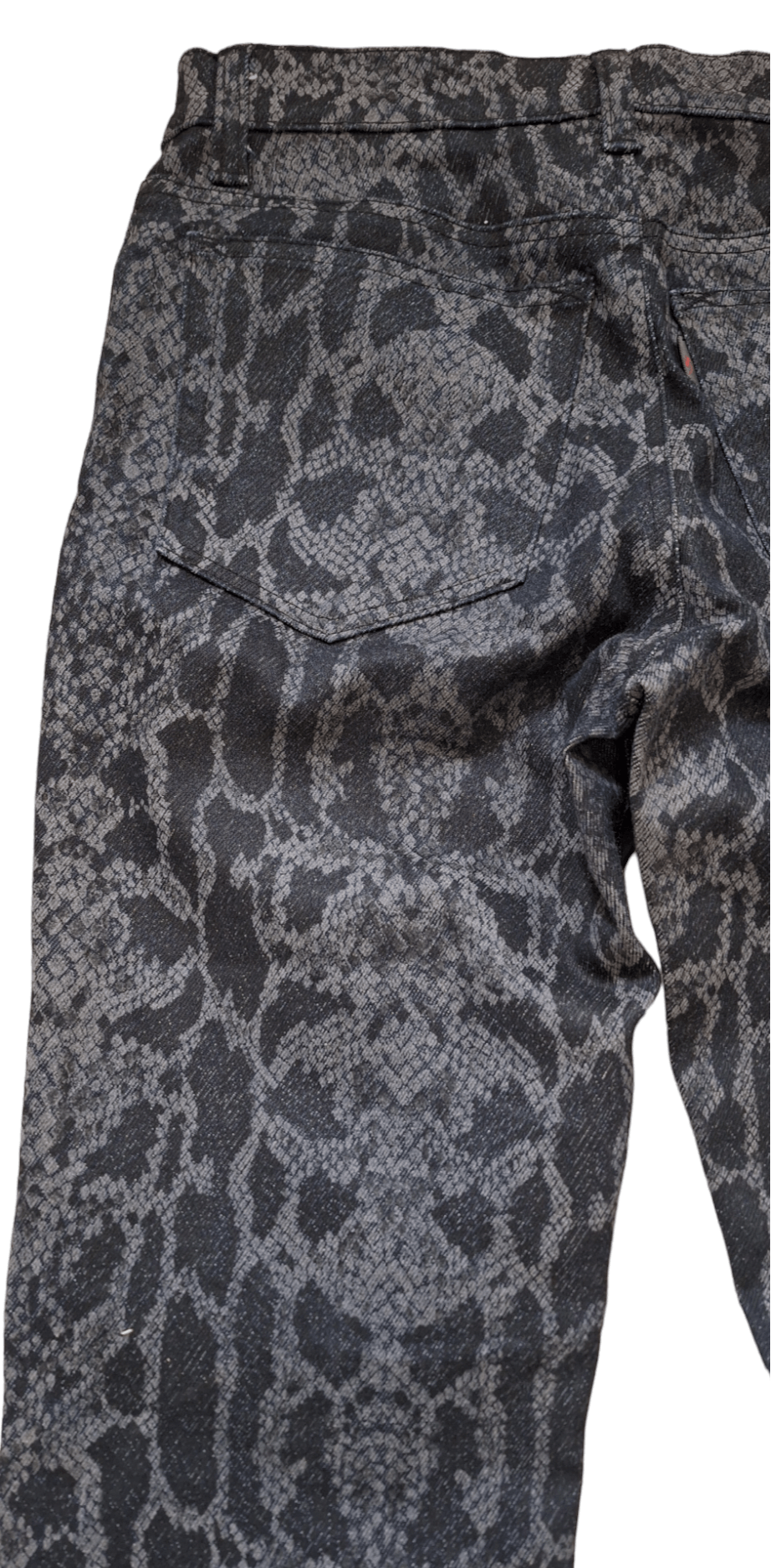 Beauty Beast × Hysteric Glamour × Japanese Brand Japanese Brand Wellbeing Snake Skin Flare Denim Size 29" - 10 Thumbnail