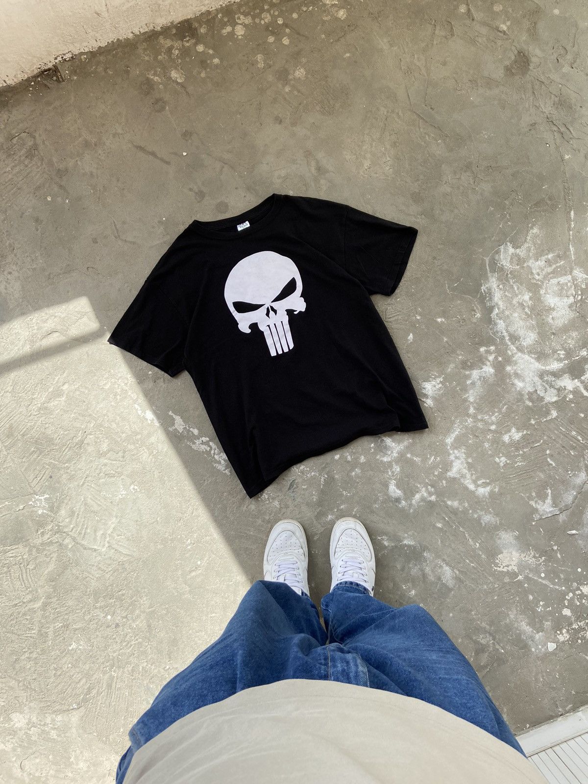 Japanese Brand Vintage The Punisher Dead Face Y2K Military Tee Size US XXL / EU 58 / 5 - 2 Thumbnail