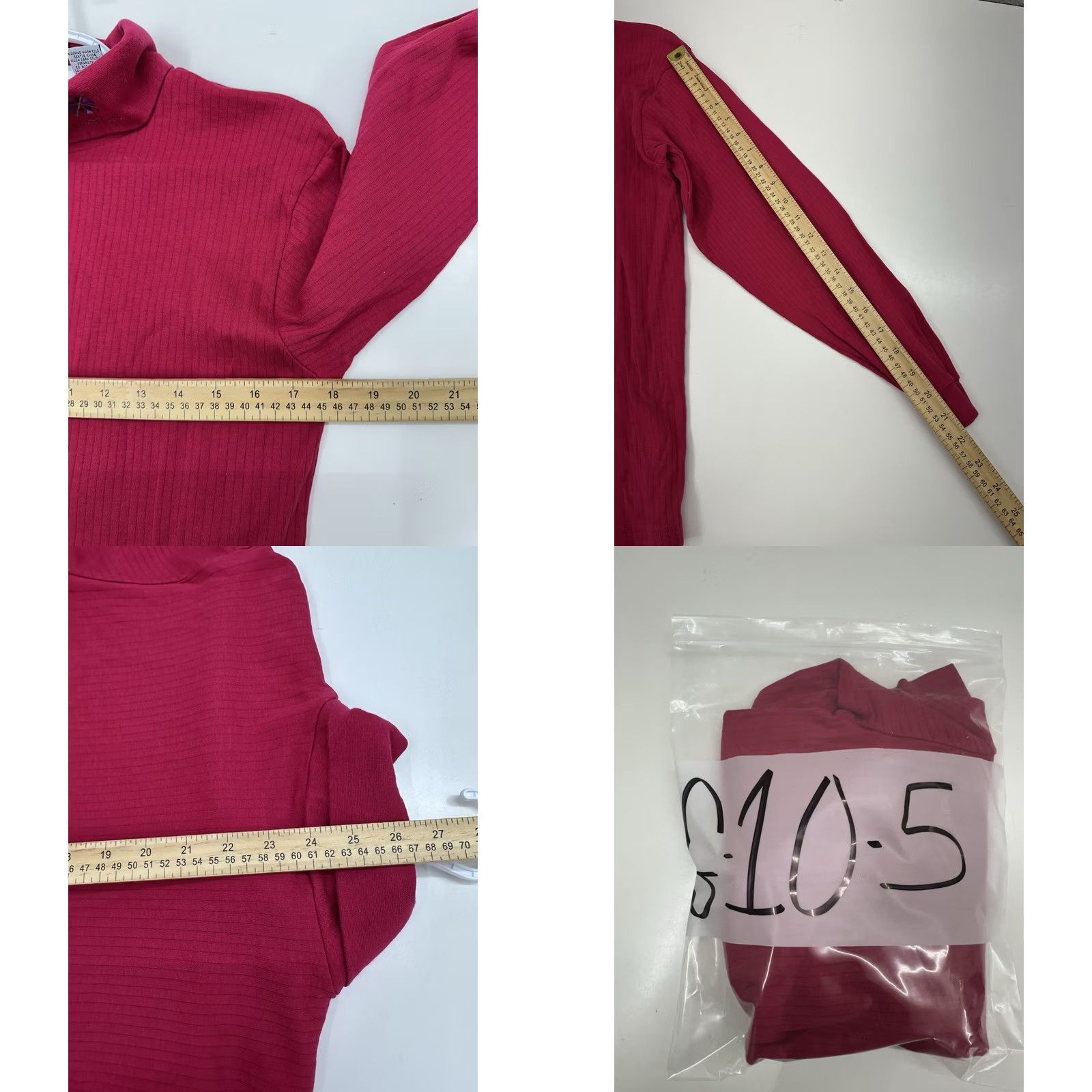 Pinko Northern Isles Portraits Womens Turtleneck Size Small Pink Holiday Detail Shirt Womens Regular 100% Cotton Knit Embroidered Long Sleeve Vintage: No Size S / US 4 / IT 40 - 8 Thumbnail
