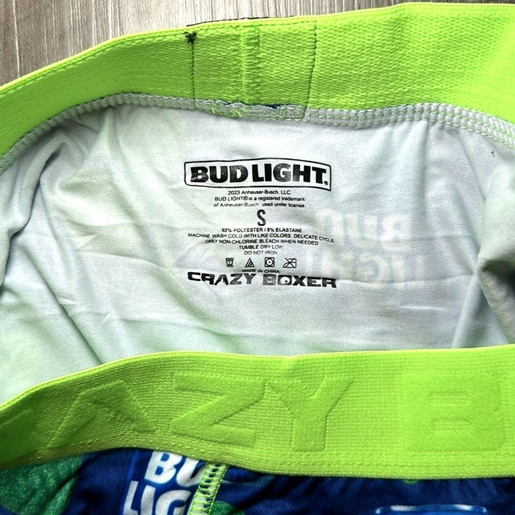 Vintage VINTAGE? Bud Light Shamrock Boxer Brief - Small Männer? Size 36R - 3 Thumbnail