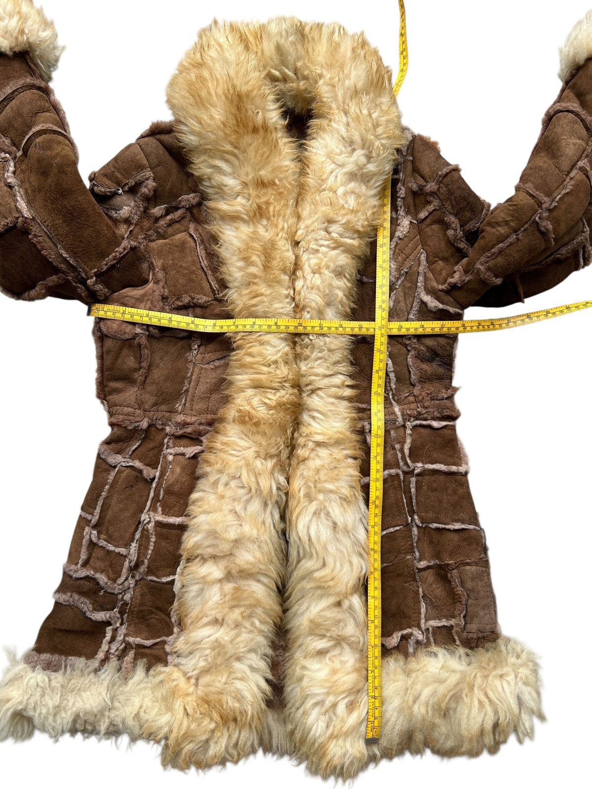 Vintage Vintage 80s Alpine Sheep Skin Patchwork Fur Leather Jacket Size US S / EU 44-46 / 1 - 12 Thumbnail