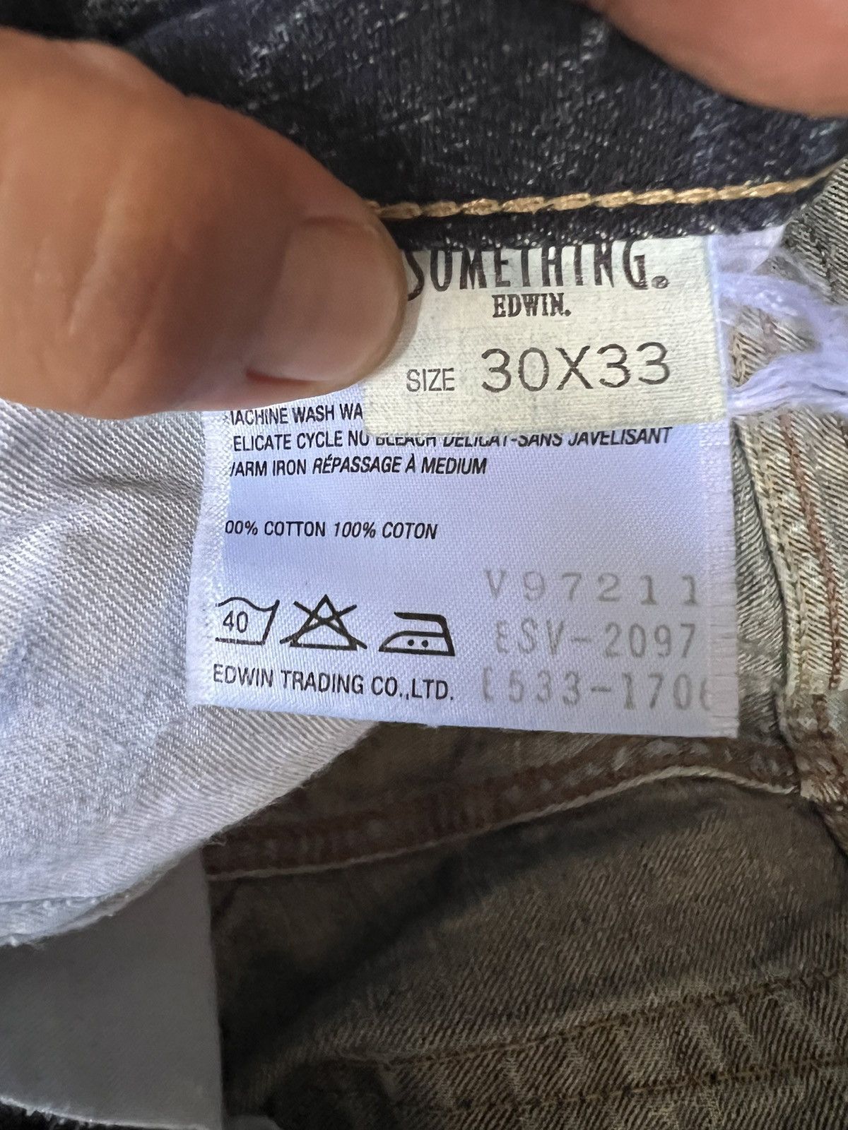 Edwin 🔥Something Edwin Vienus Bliss Distressed Denim Size 30" / US 8 / IT 44 - 17 Thumbnail