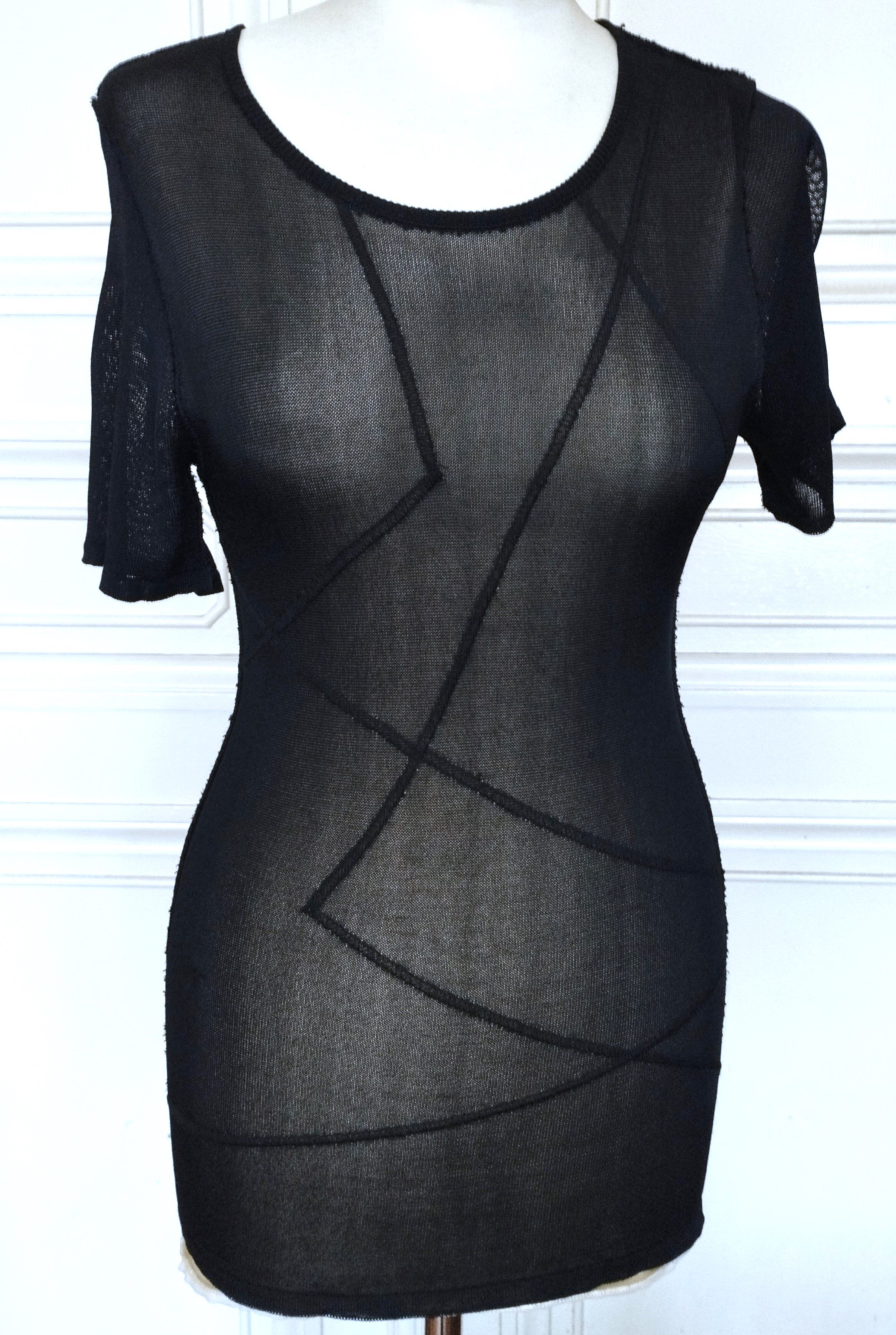 Karl Lagerfeld Lagerfeld Top Maille Graphique TS Size S / US 4 / IT 40 - 1 Thumbnail