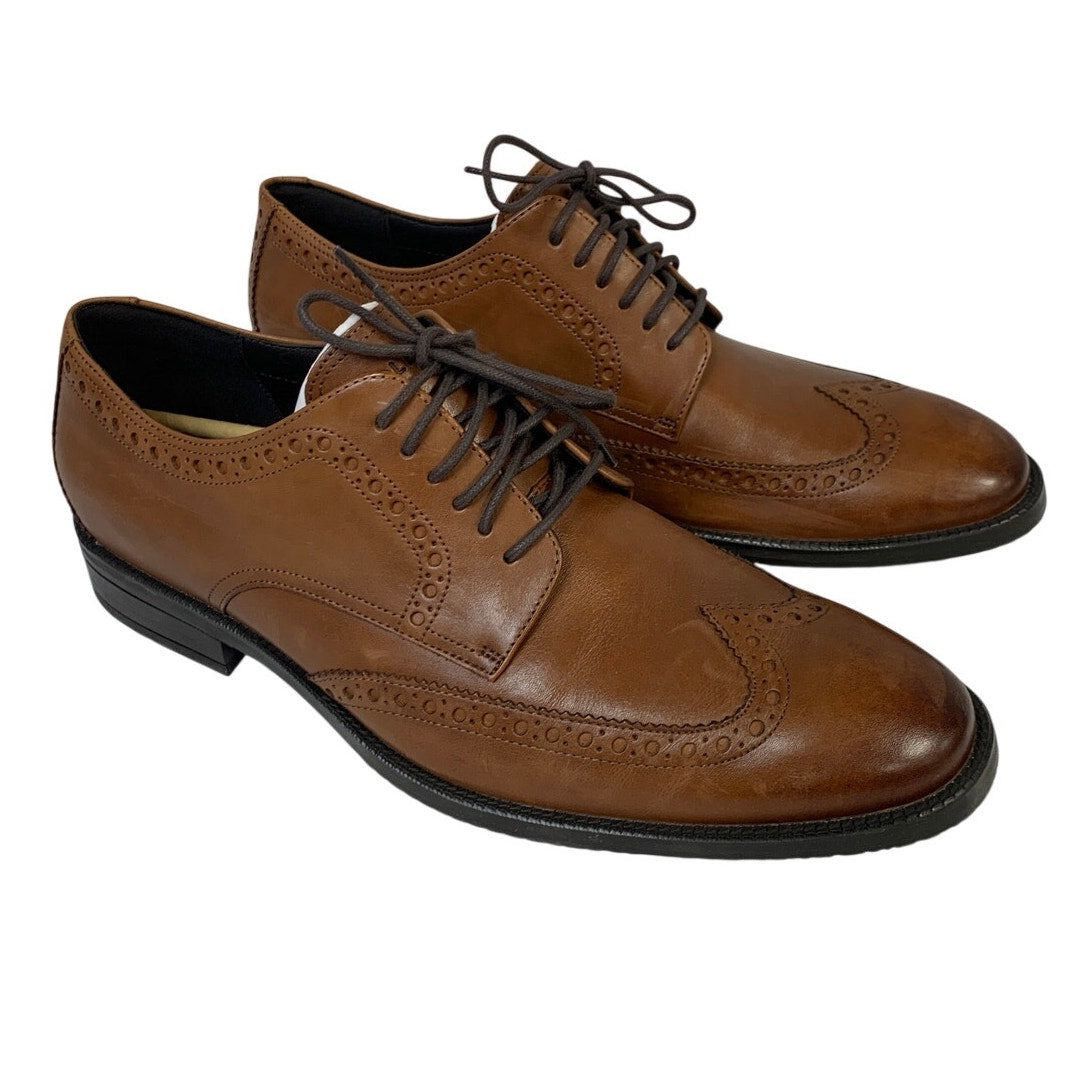 Cole Haan Cole Haan Brown Wingtip Oxford Leather Shoes Size 9.5 Size ONE SIZE - 2 Thumbnail
