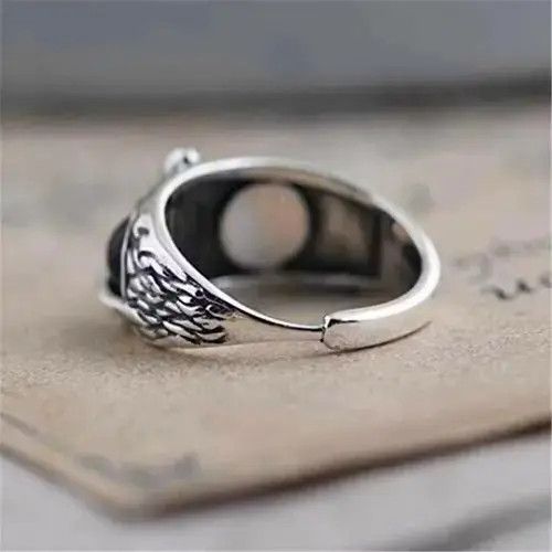 Other Owl Eyes Ring Adjustable Size ONE SIZE - 4 Thumbnail